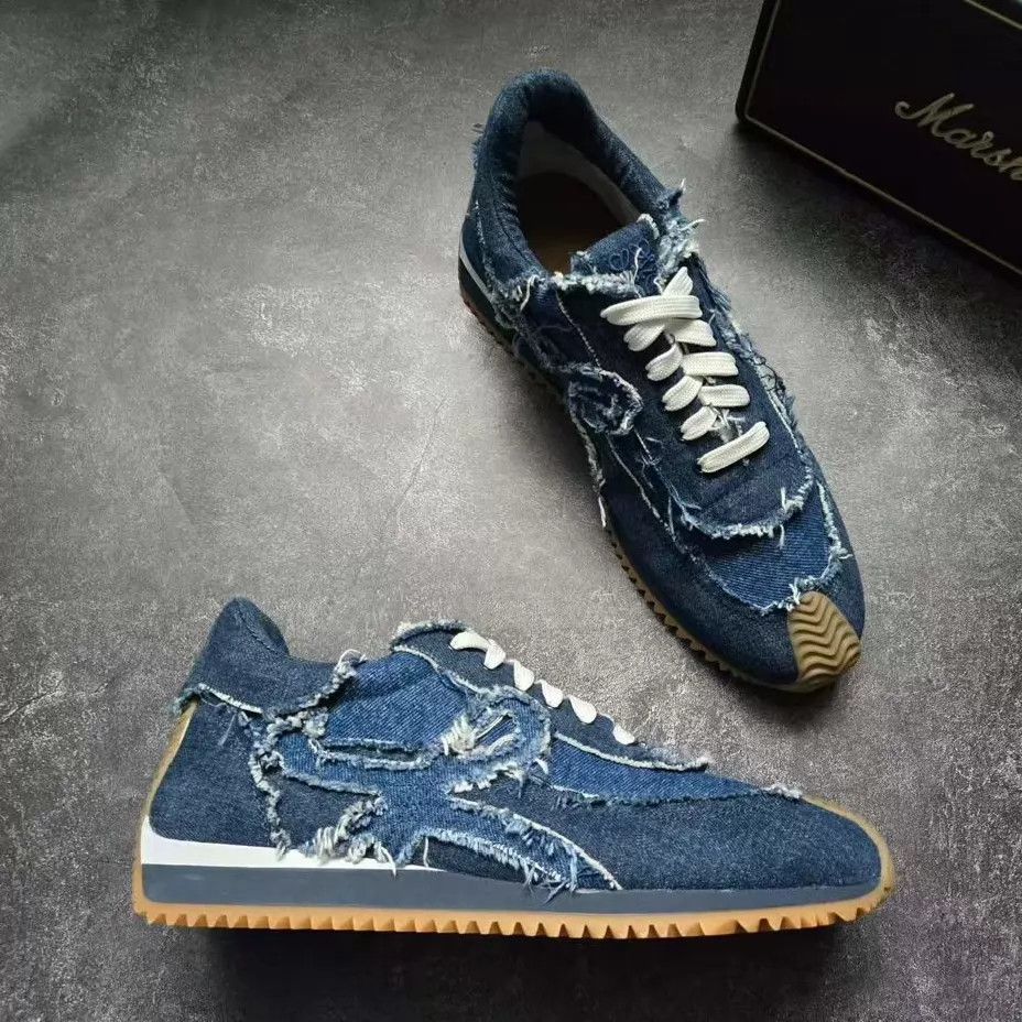 Loewe LOEWE FLOW RUNNER Denim Blue 40 Worn once like new Size US 7 / EU 40 - 5 Thumbnail