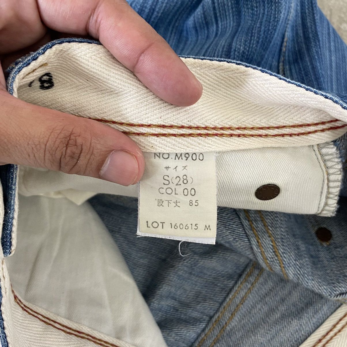 Japanese Brand Blue Way Japan Twill Striped Flared Denim Jeans Size US 28 / EU 44 - 24 Thumbnail