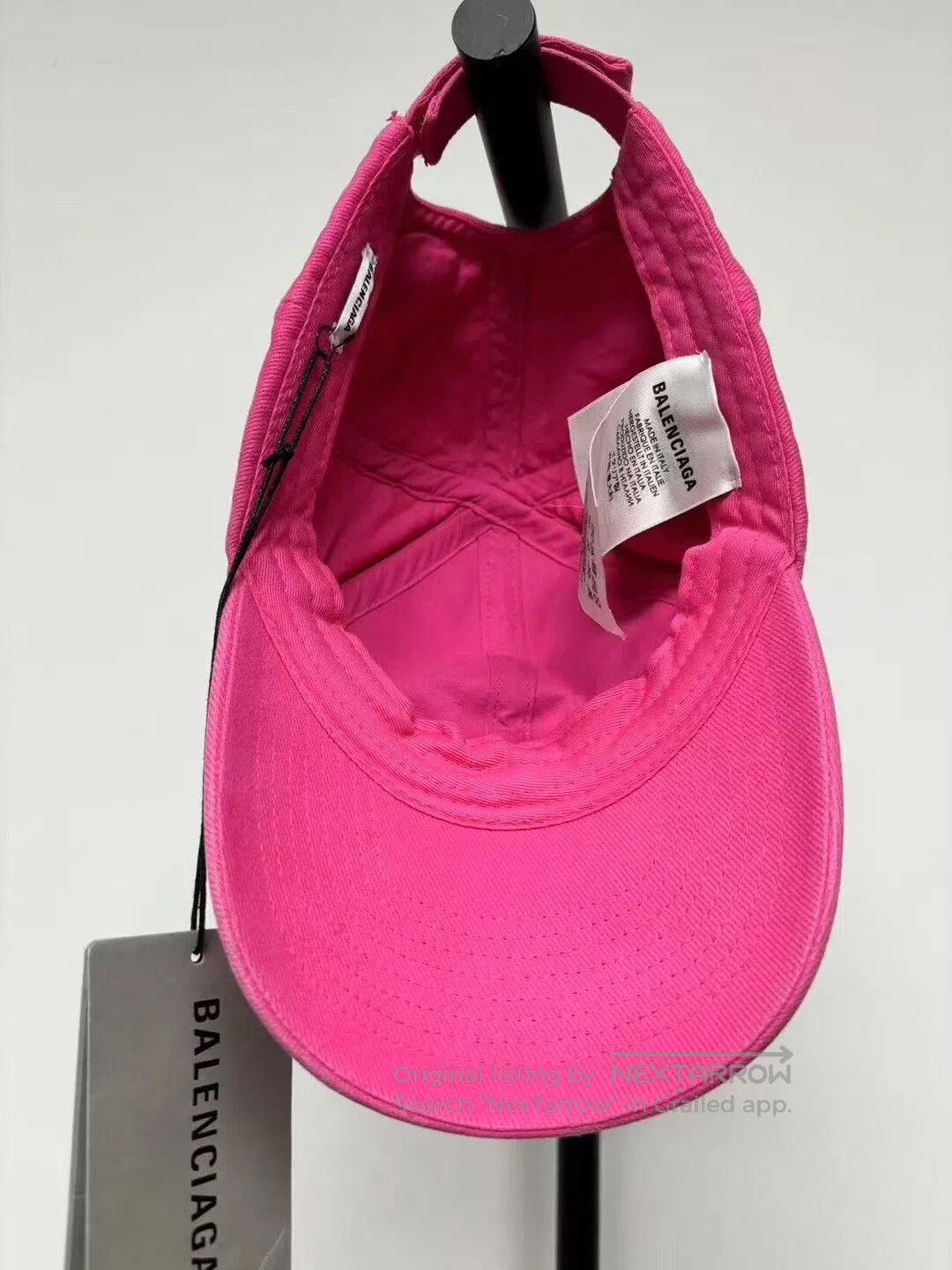 Balenciaga Balenciaga Logo Embroidered Cotton Cap. Size ONE SIZE - 3 Thumbnail