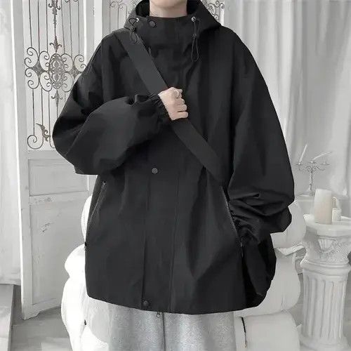 Jacket Bomber Windbreakers Zipper Coat Casual Sportswear