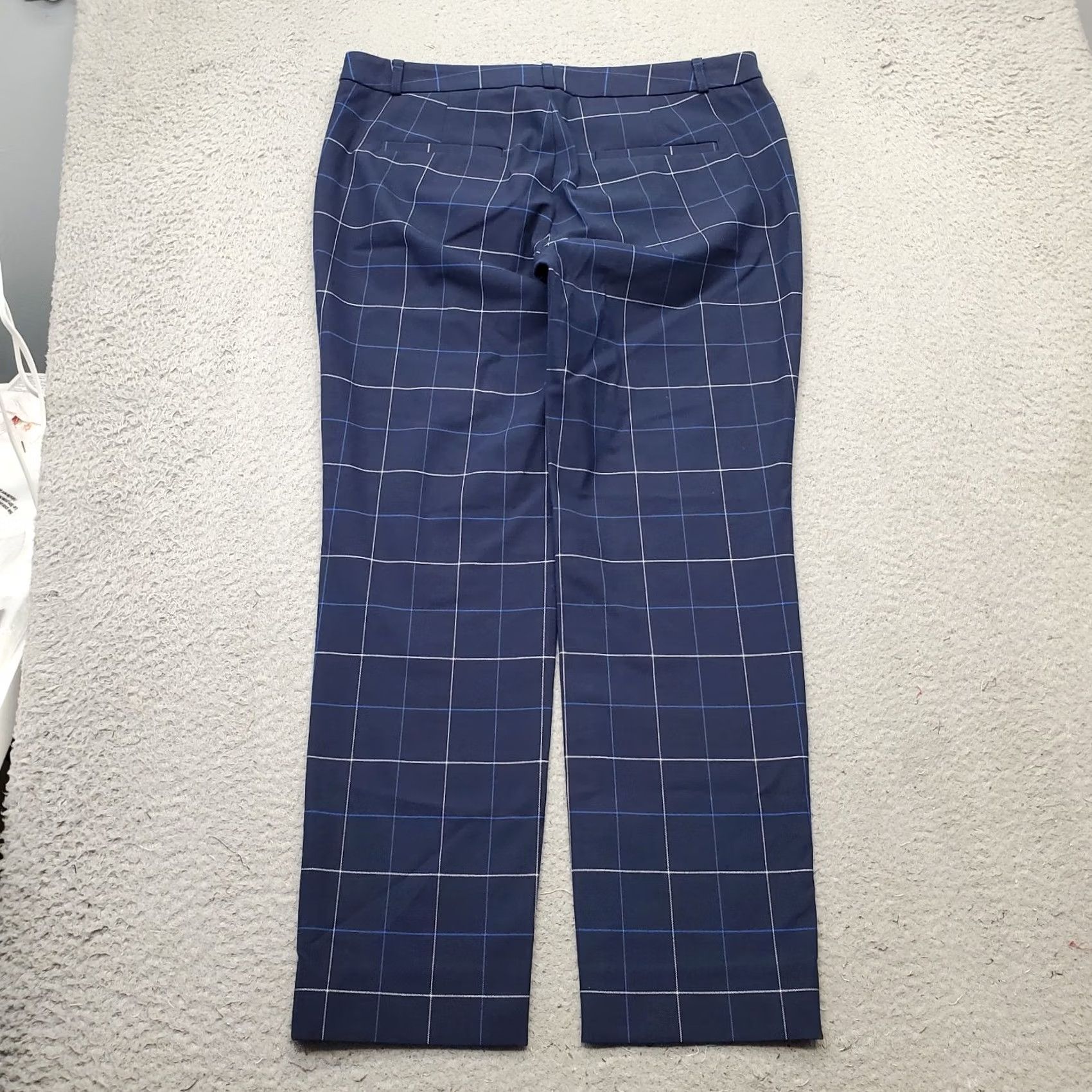 Banana Republic Banana Republic Sloan Dress Pants Womens 10 Multi Plaid Slim Tapered Workwear Pants Size 32" / US 10 / IT 46 - 2 Thumbnail