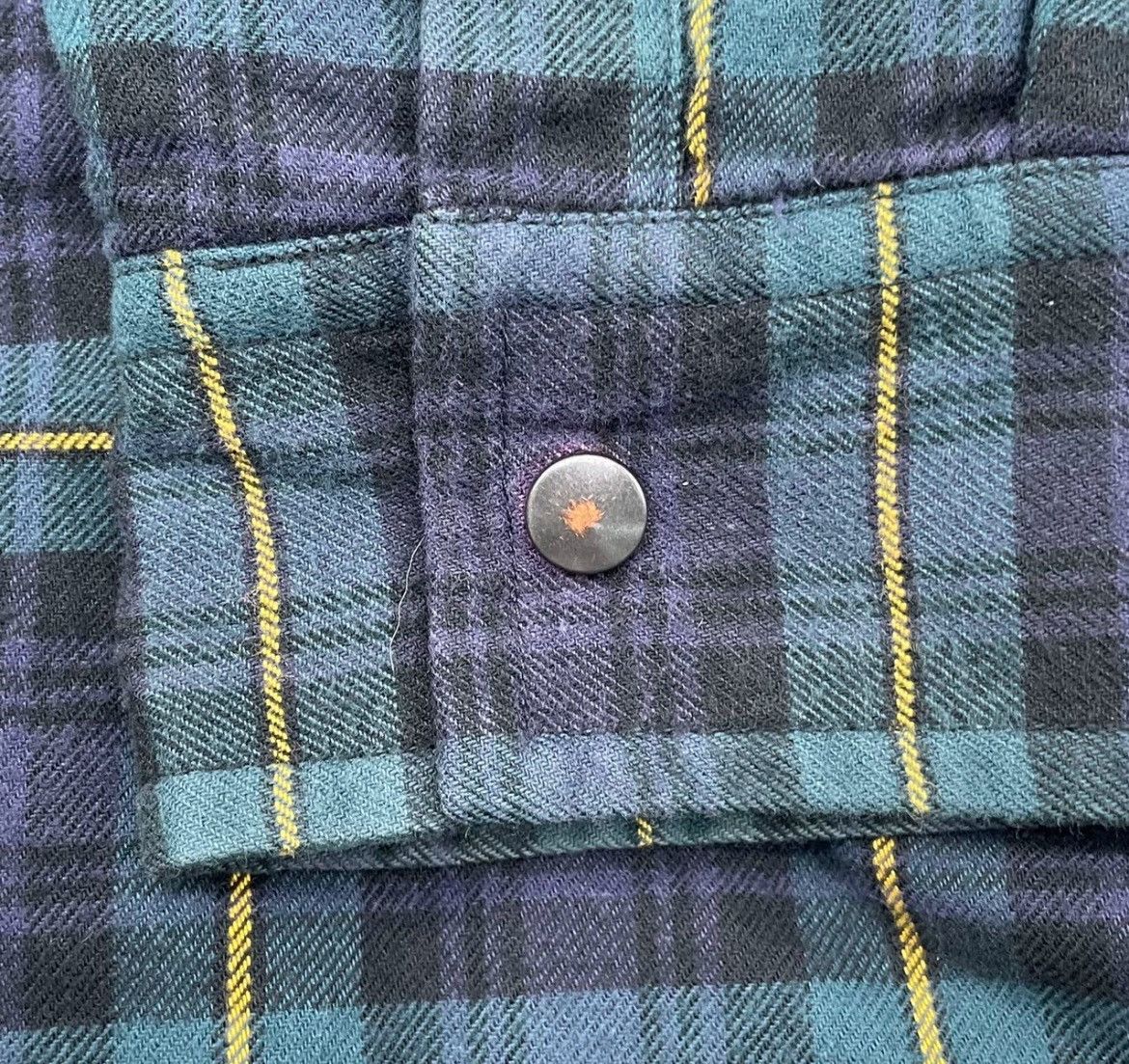 Balenciaga Balenciaga Purple Green Grid Cotton Jacket Size US XXS / EU 40 - 6 Thumbnail