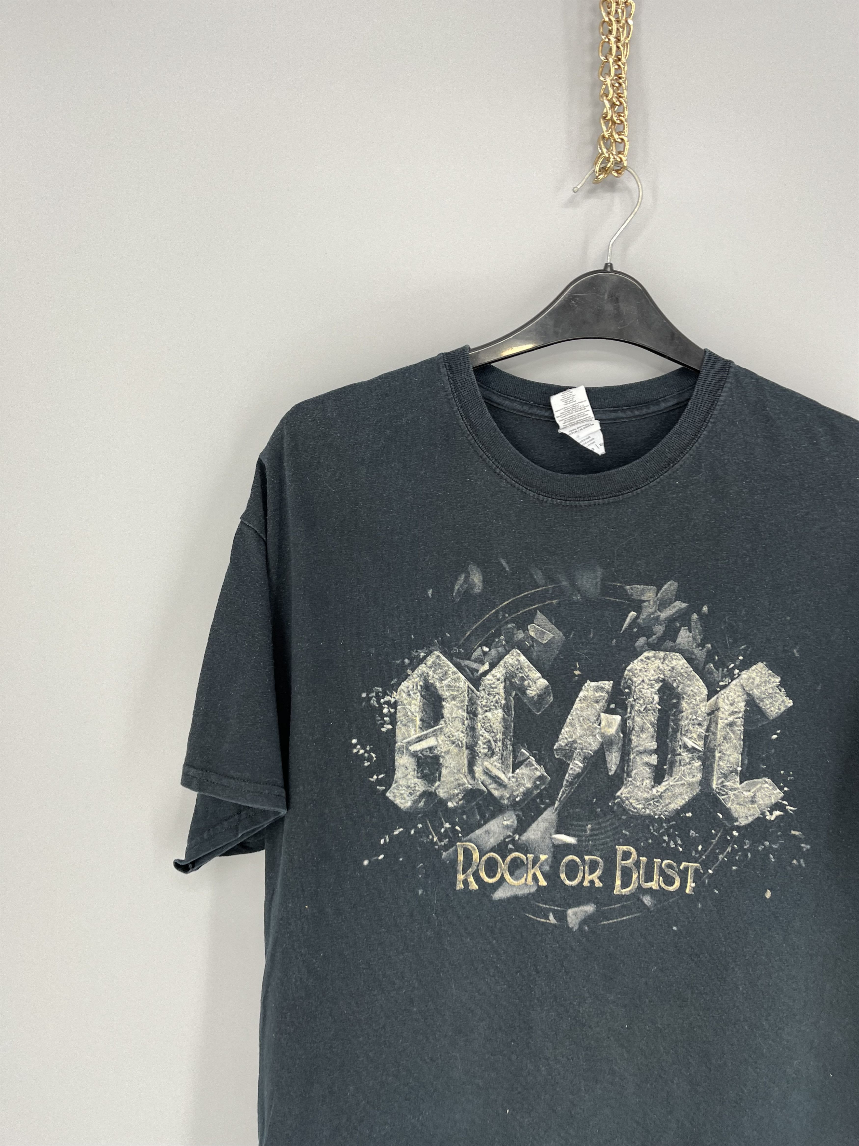 AC/DC ACDC Rock or Bust Heavy Metal Rock T-Shirt Like Size US XL / EU 56 / 4 - 4 Thumbnail