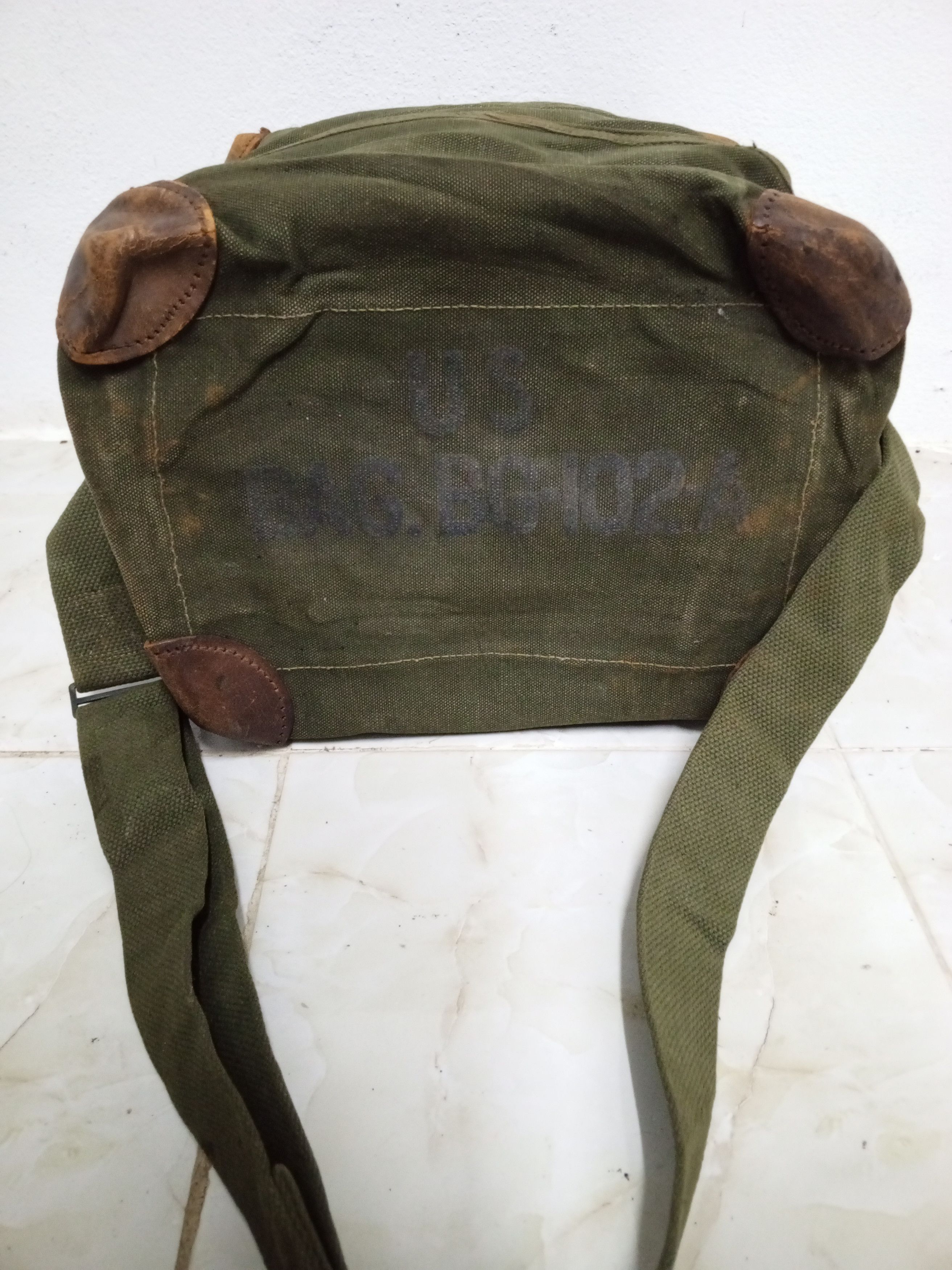 WW2 U.S. Army Signal Corps Canvas Bag BG 102 A