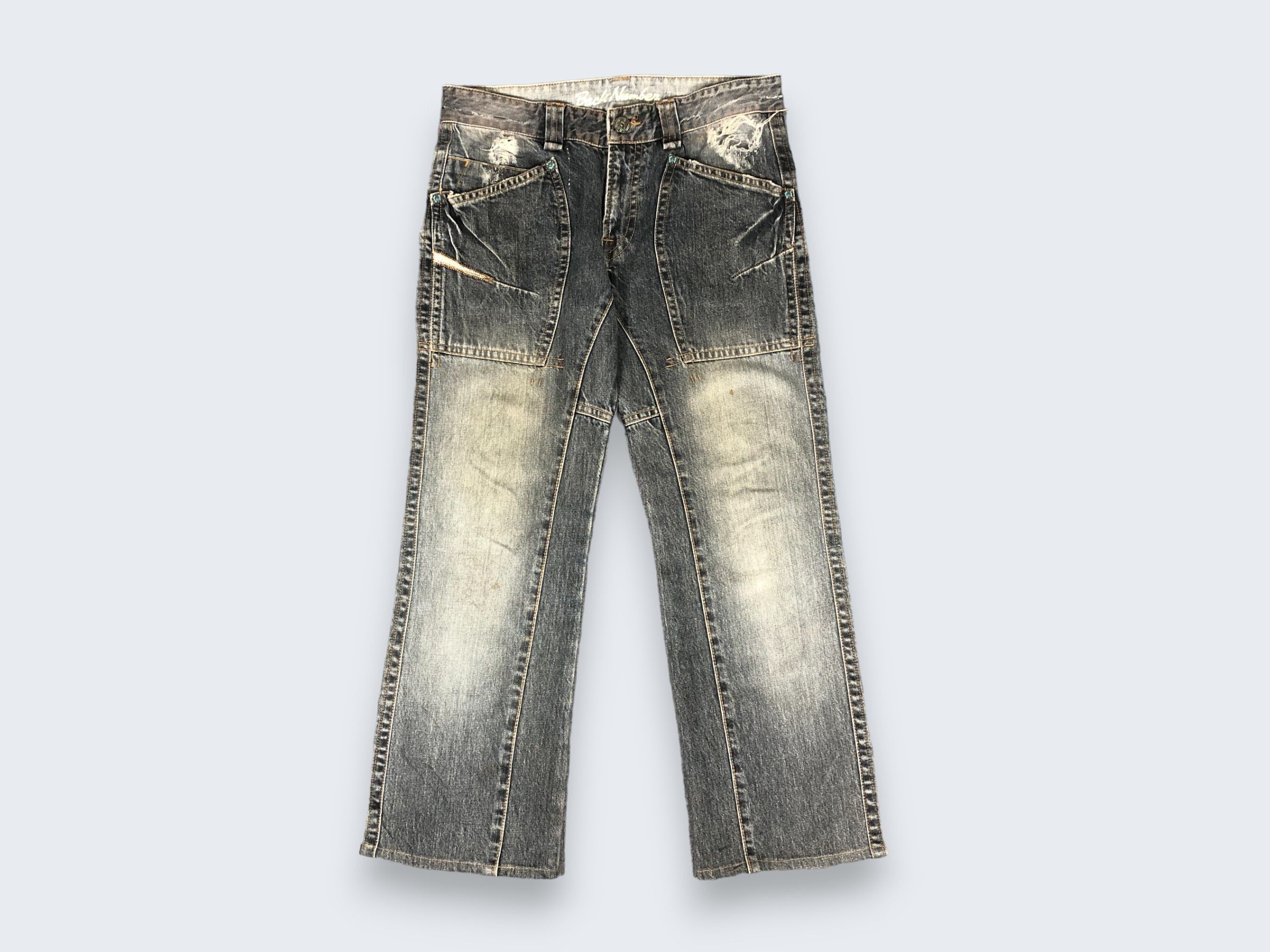 Japanese Brand × Vintage Vintage Back Number Jeans L1237 Size US 32 / EU 48 - 1 Thumbnail