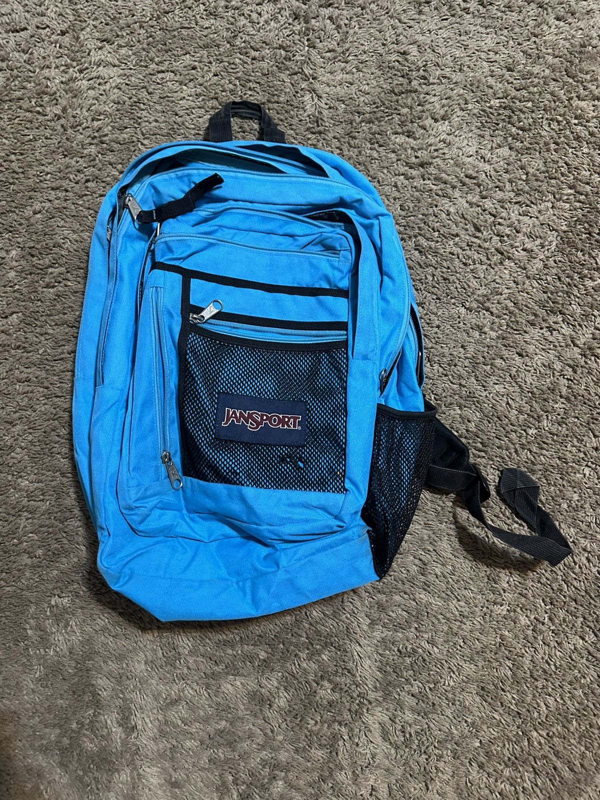 Jansport Vintage Jansport “triple teal” backpack 00s Size ONE SIZE - 1 Thumbnail