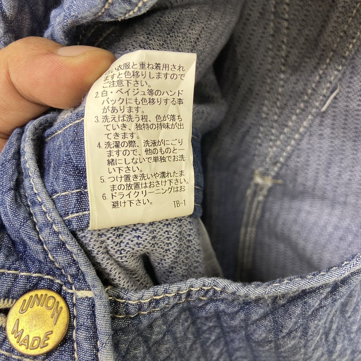 Japanese Brand Japanese Traditional Indigo Products Union Made Jumpsuits Size US 33 - 23 Thumbnail