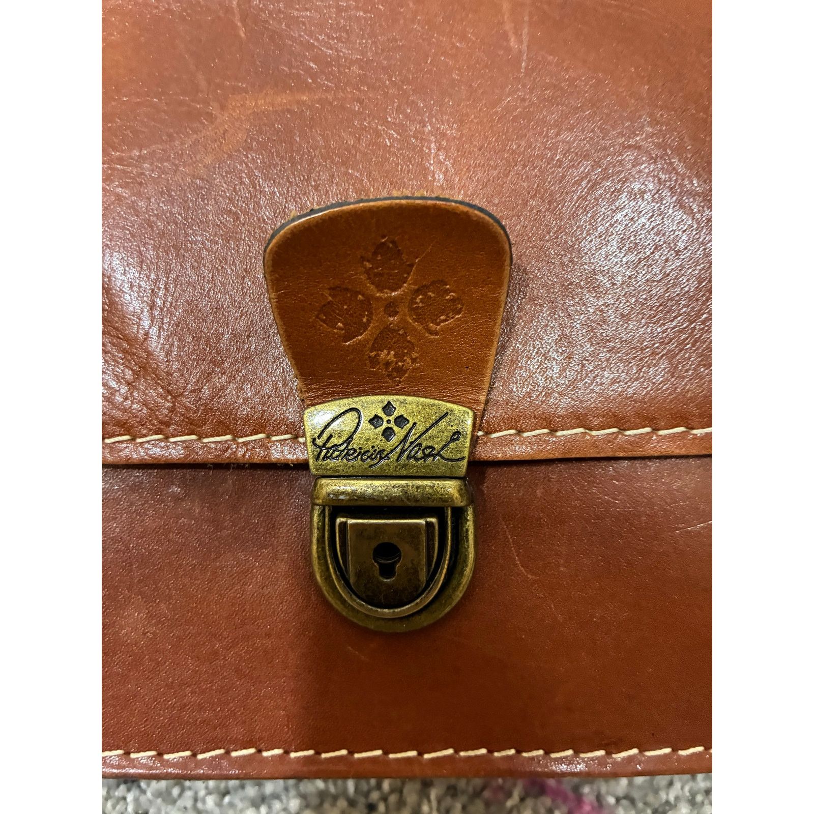 Patricia Nash Patricia Nash Lanza Crossbody Organizer Leather Brown EUC Size ONE SIZE - 2 Thumbnail
