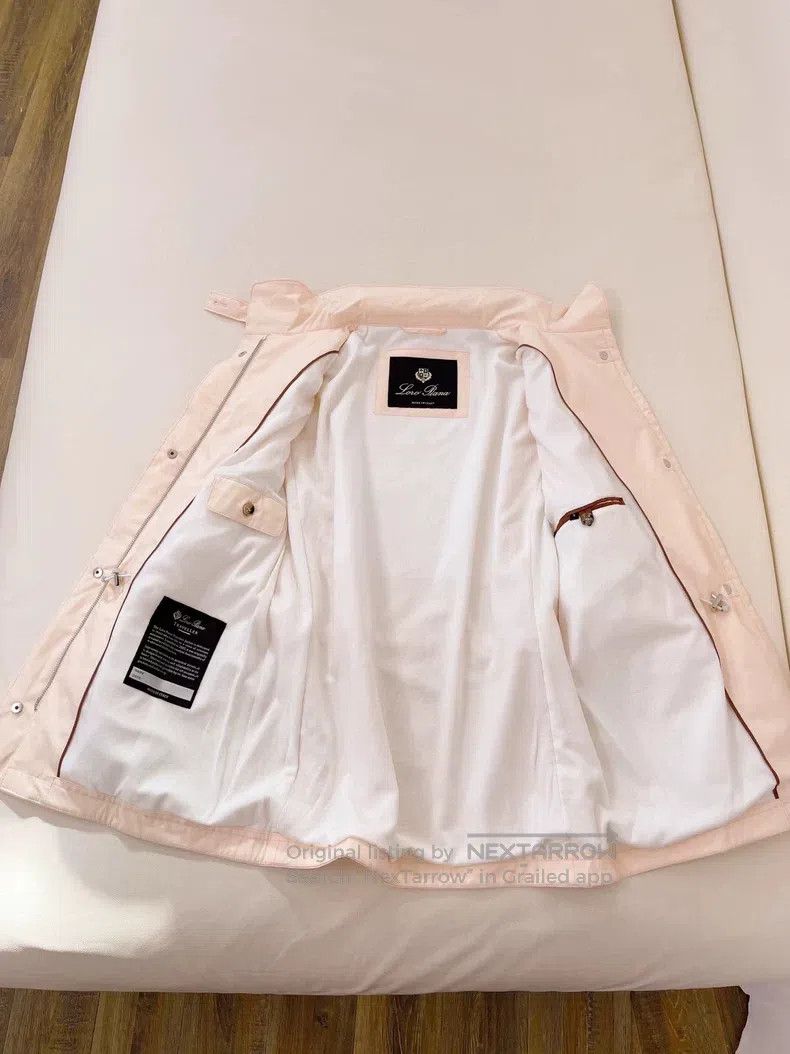 Loro Piana Loro Piana Lady's trench coat in pink, removable hood Size S / US 4 / IT 40 - 3 Thumbnail