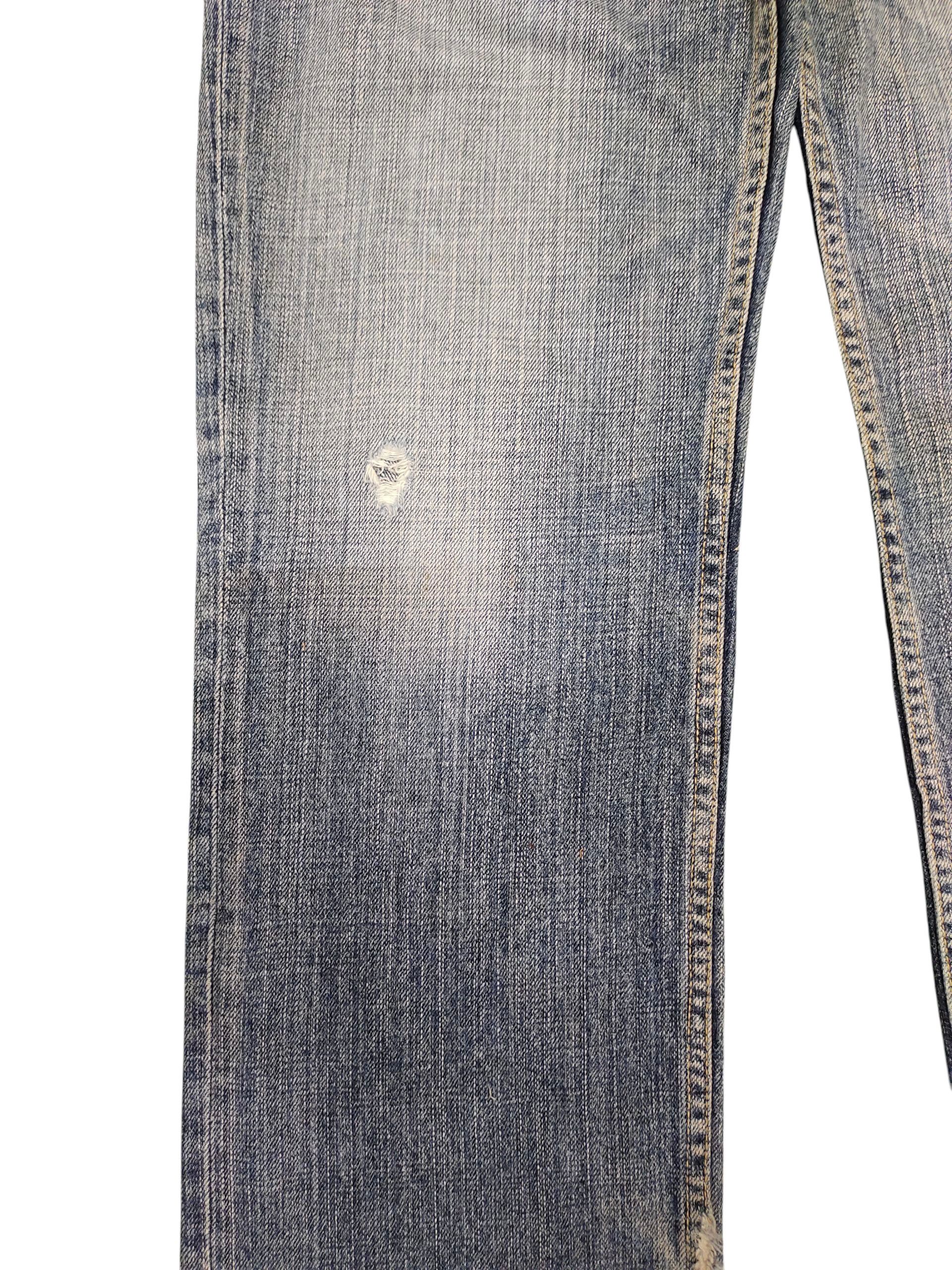 Levi's Vintage Levis 533 Relaxed Distress Faded Denim Jeans Size US 31 - 4 Thumbnail