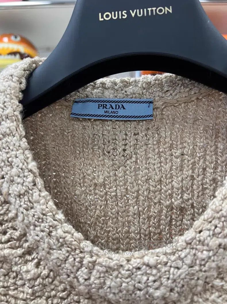 Prada Prada Light brown knitted leather lacing dress Size XS / US 0-2 / IT 36-38 - 4 Thumbnail