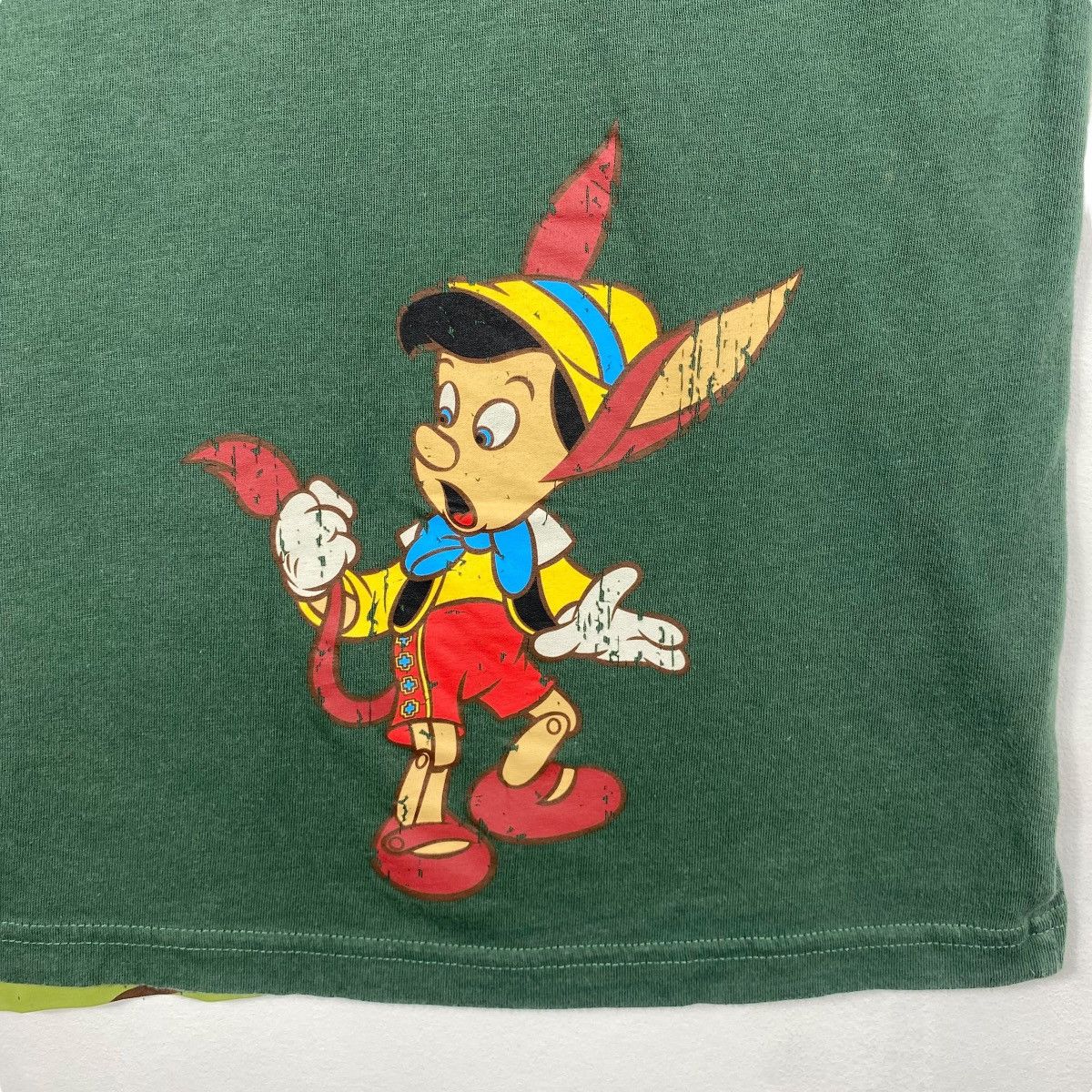 Disney Vintage Pinocchio FOULFELLOW Cartoon Graphic Tee Shirt Large Size US L / EU 52-54 / 3 - 5 Thumbnail