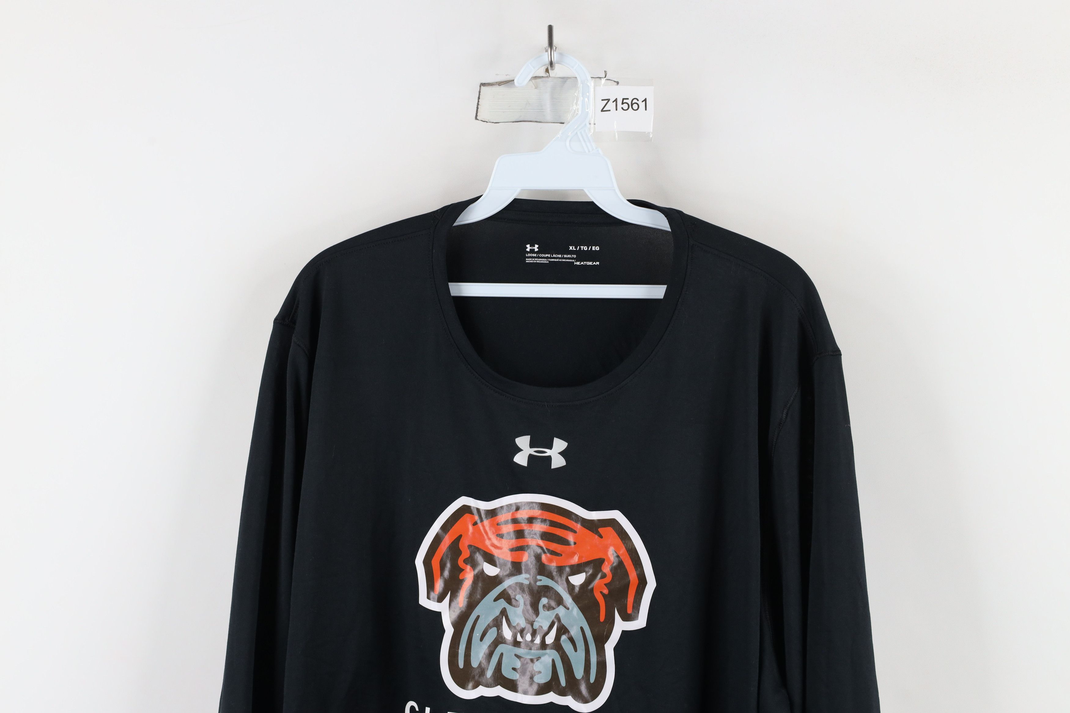 Under Armour × Vintage Under Armour Cleveland Football Long Sleeve T-Shirt Black Size US XL / EU 56 / 4 - 2 Thumbnail
