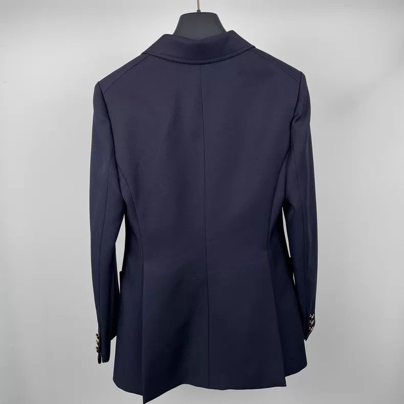 Louis Vuitton Louis Vuitton Dark Blue Preppy Badge Blazer jacket Size XS / US 0-2 / IT 36-38 - 2 Thumbnail