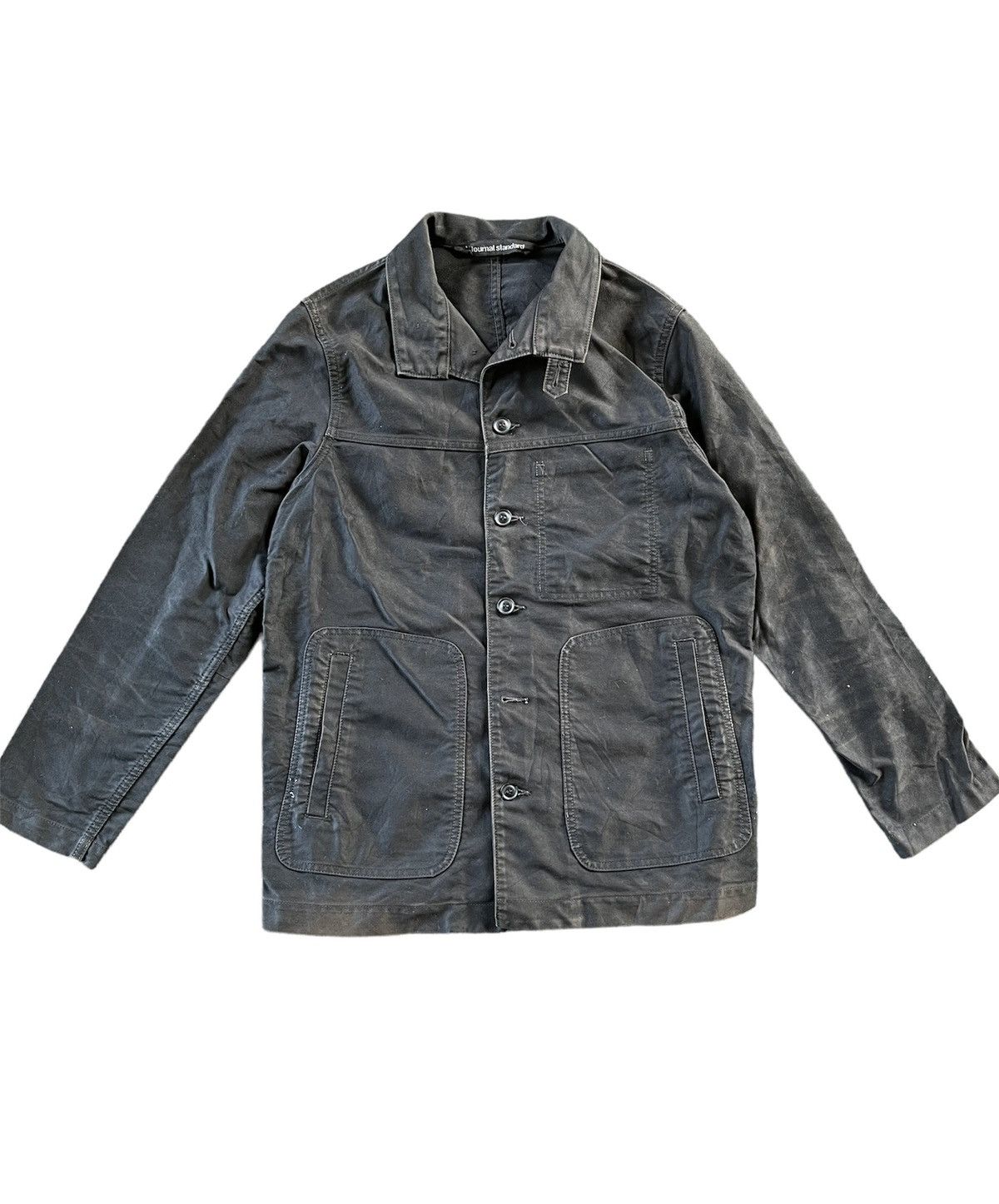 image of Vintage Journal Standard Button Pocket Jacket Japan in Black, Men's (Size Medium)