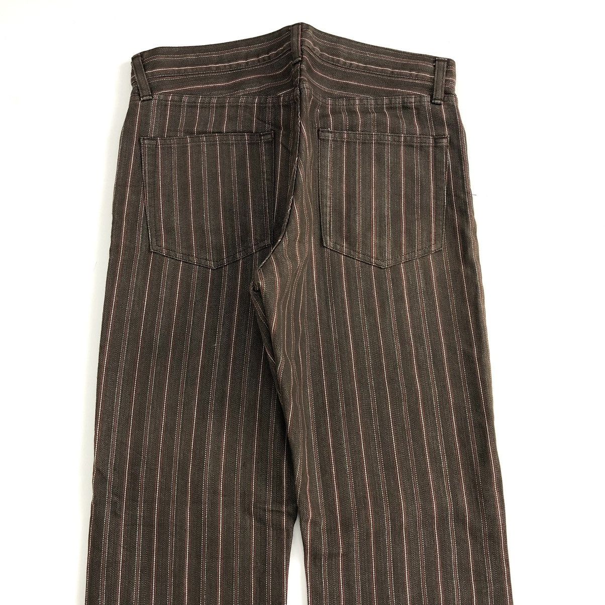 20471120 × If Six Was Nine × semanticdesign Y2K Semantic Design Striped Brown Travis Scott Denim Pants Size US 30 / EU 46 - 13 Thumbnail