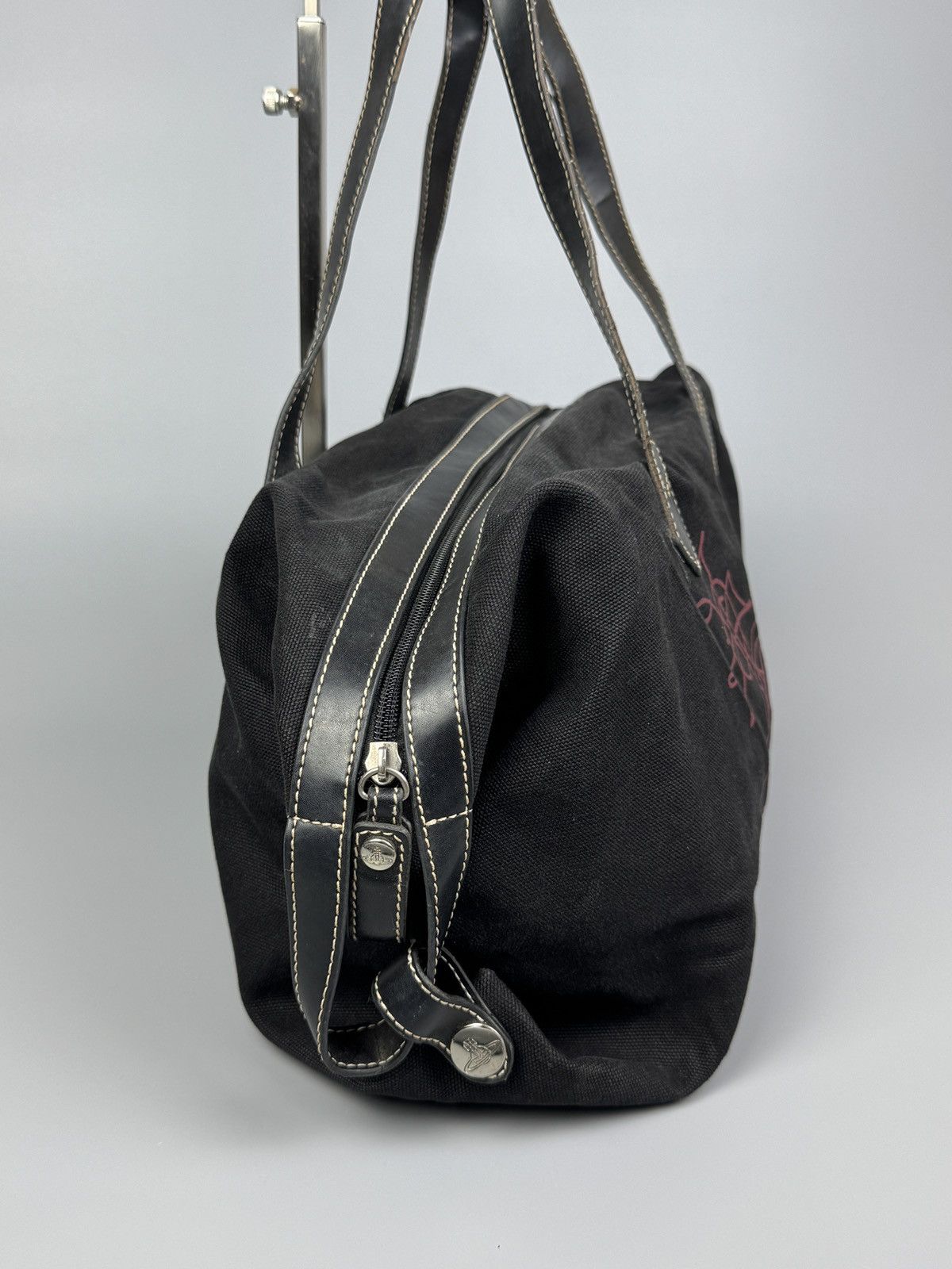 Vivienne Westwood Vivienne Westwood - Rare Black Canvas Yasmin - Shoulder Bag Size ONE SIZE - 4 Thumbnail