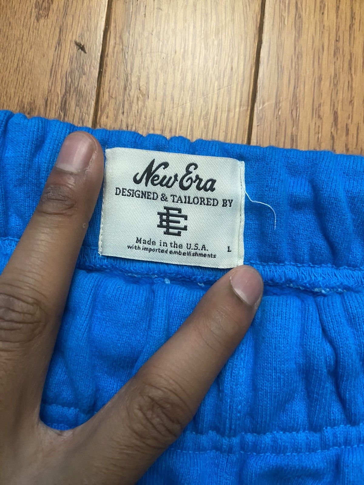 Eric Emanuel × MLB Eric Emanuel EE LA Dodgers Sweat Short Blue Size US 34 / EU 50 - 3 Thumbnail