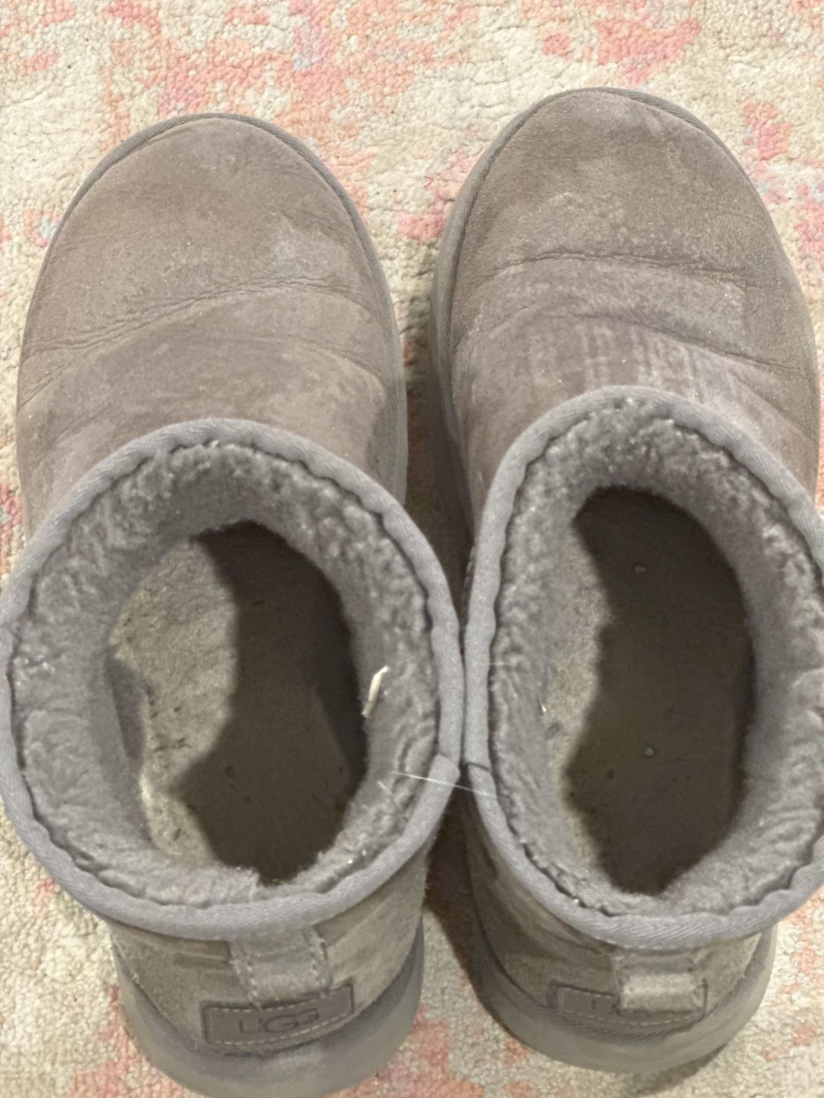 Ugg UGG Grey Boots Mid Sheep Skin Size US 9 / EU 42 - 7 Thumbnail