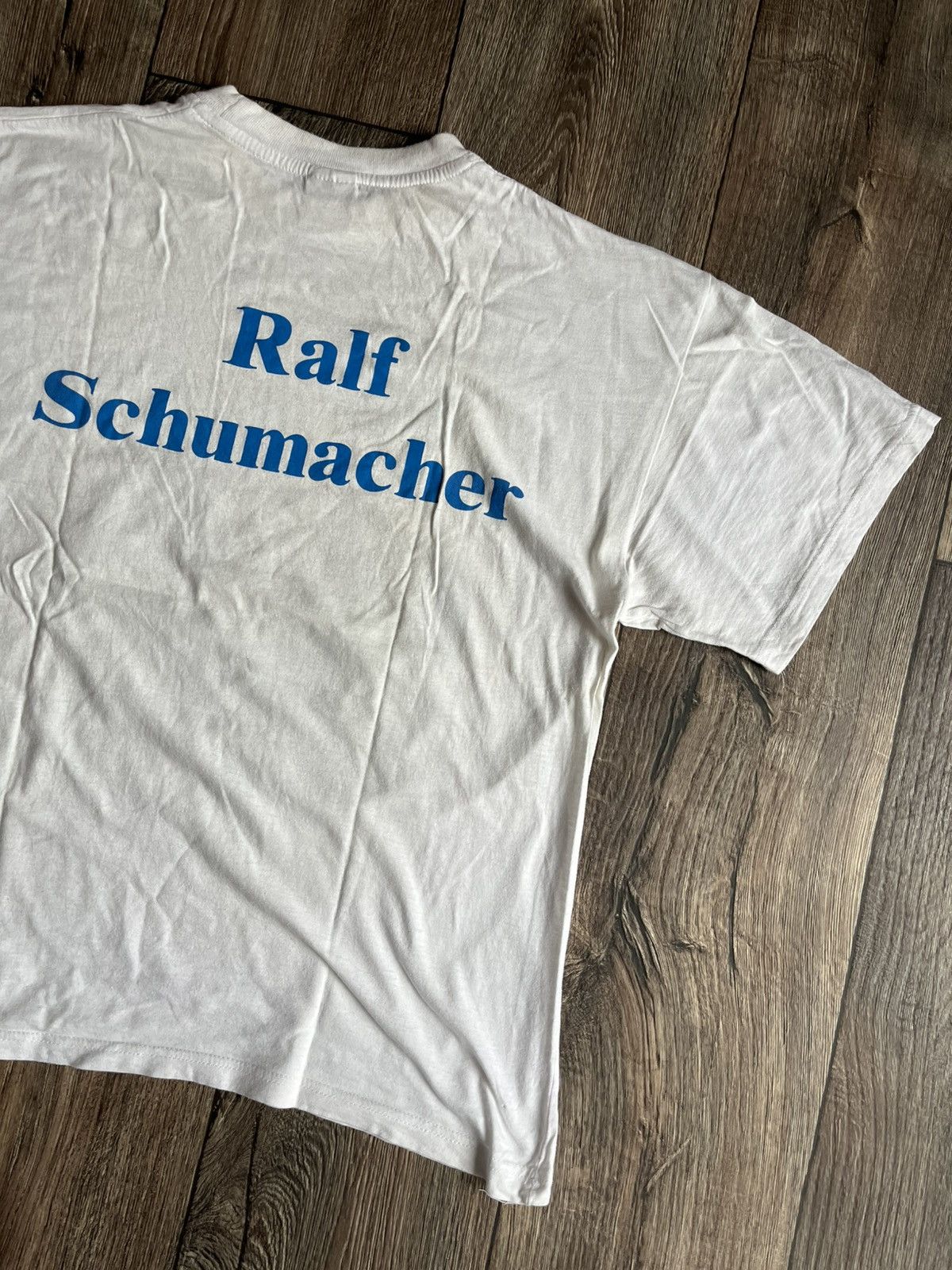 Formula 1 × Vintage Vintage 90s Ralf Schumacher BMW Williams F1 Racing Team Tee Size US L / EU 52-54 / 3 - 15 Thumbnail