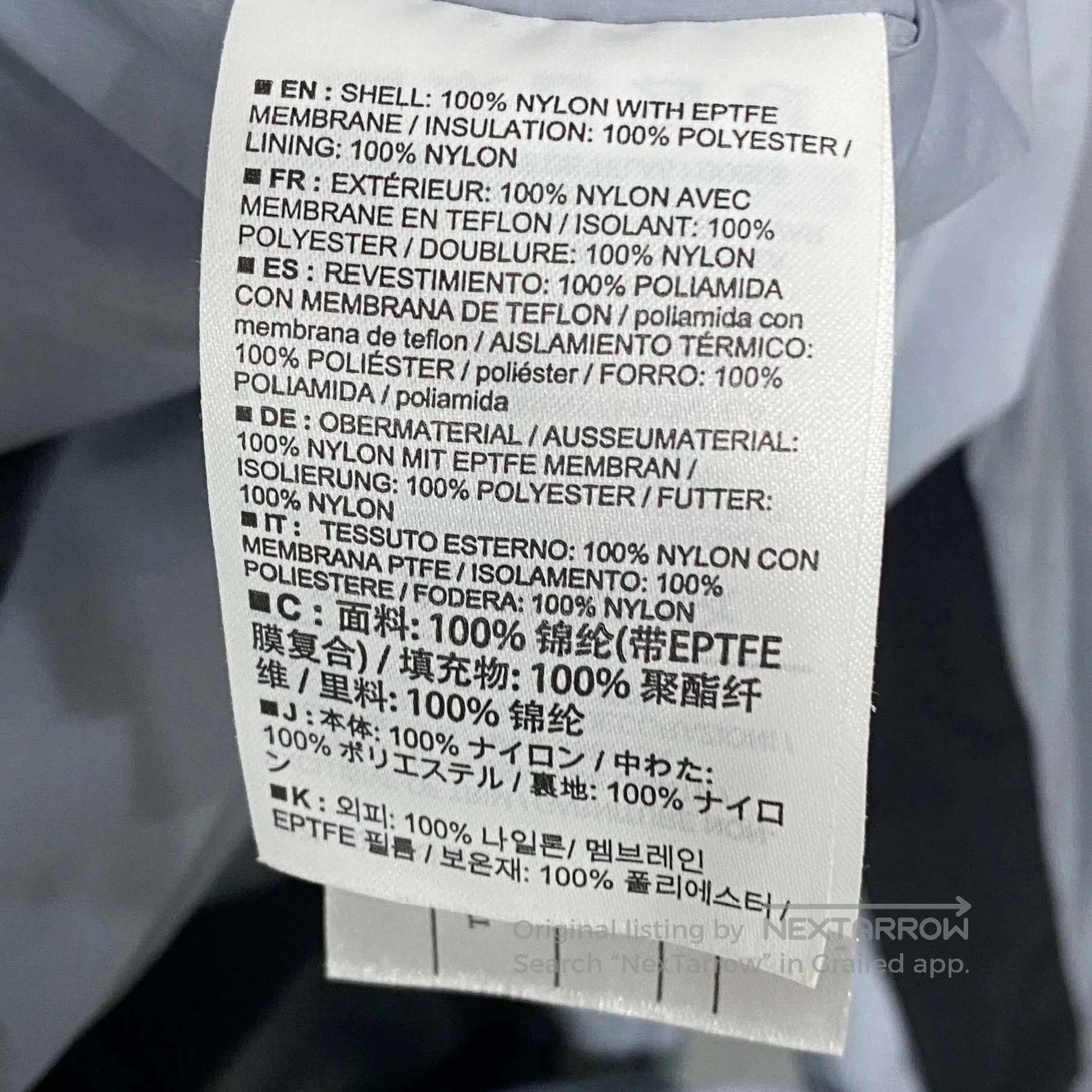 Arc'teryx Blue Hooded Raincoat - XL. Size US XL / EU 56 / 4 - 5 Thumbnail