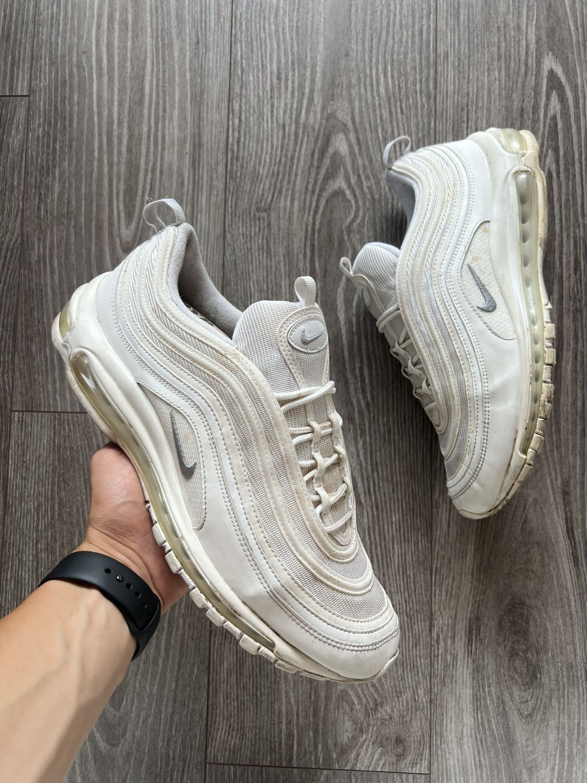Nike Nike Air Max 97 White Avant Garde Y2k MX Zoom Sneakers Size US 12 / EU 45 - 7 Thumbnail