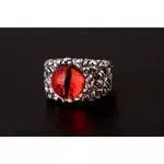 Japanese Brand Evil Eye Ring - Resizable Red Color Size ONE SIZE - 2 Thumbnail