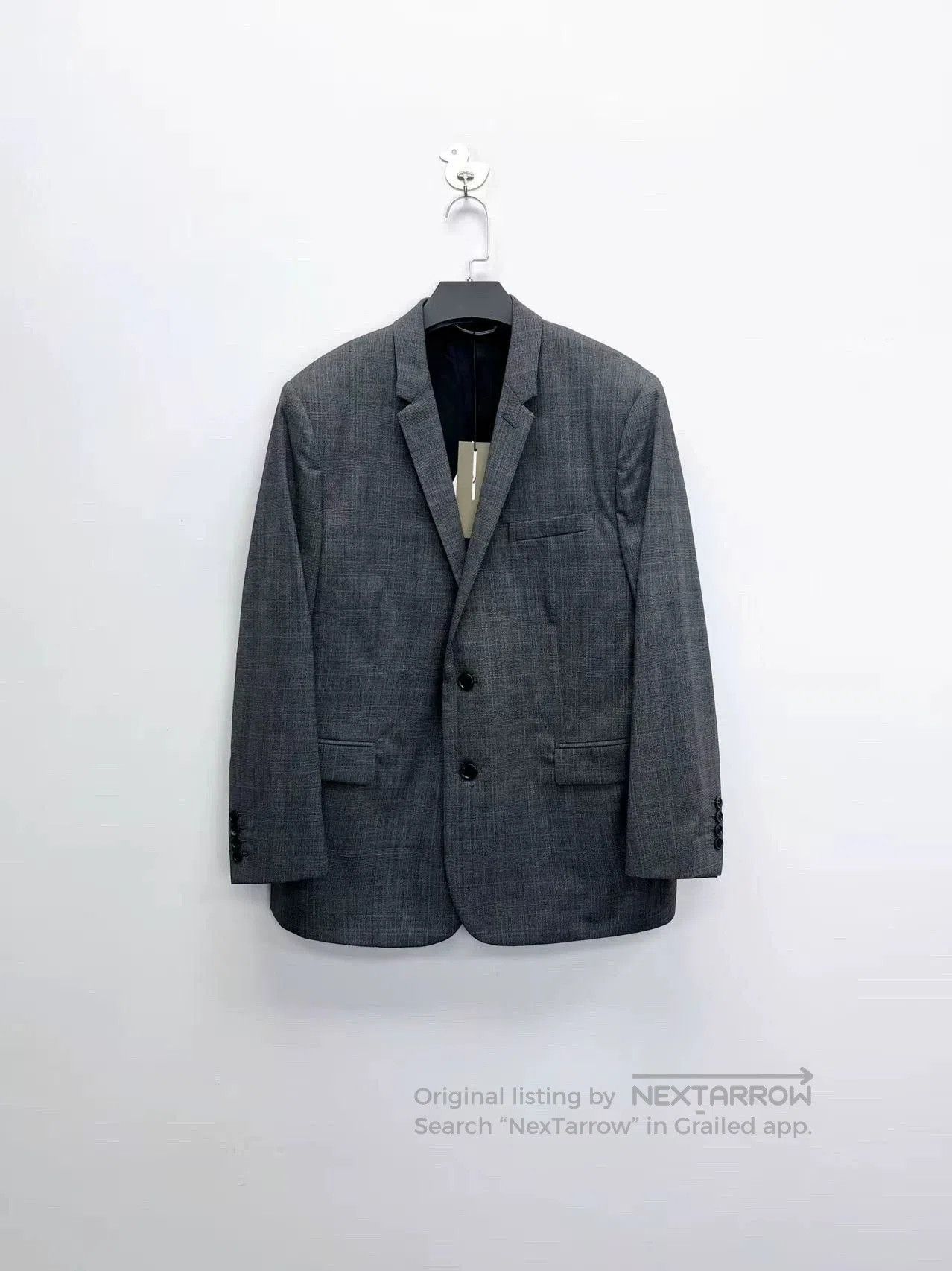 Dior Dior Gray Wool Single-Breasted Blazer. Size US XL / EU 56 / 4 - 1 Thumbnail