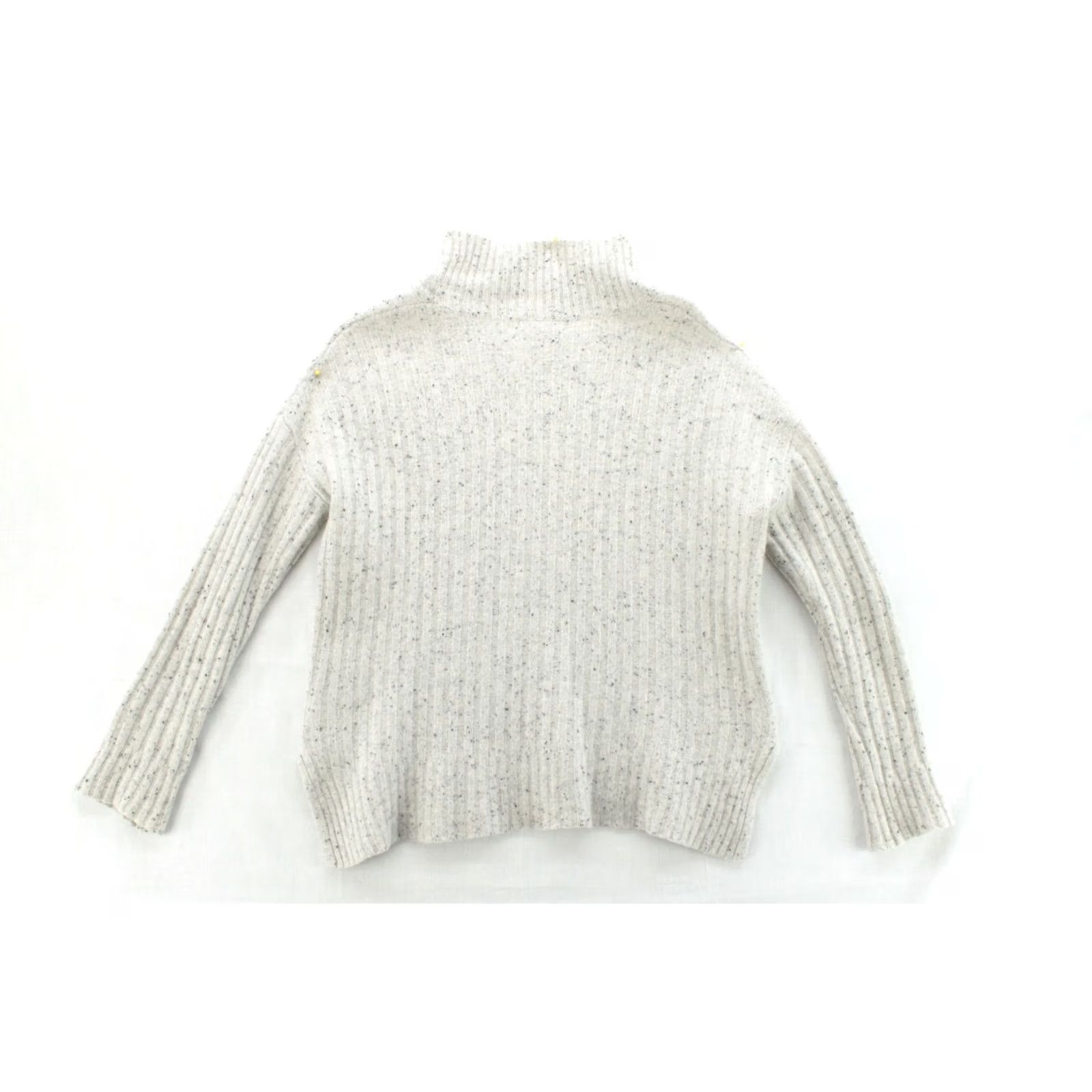 Bloomingdale's Bloomingdale's C Cashmere Turtleneck Sweater Small Beige Ribbed Knit Classic Shirt Size S / US 4 / IT 40 - 3 Thumbnail
