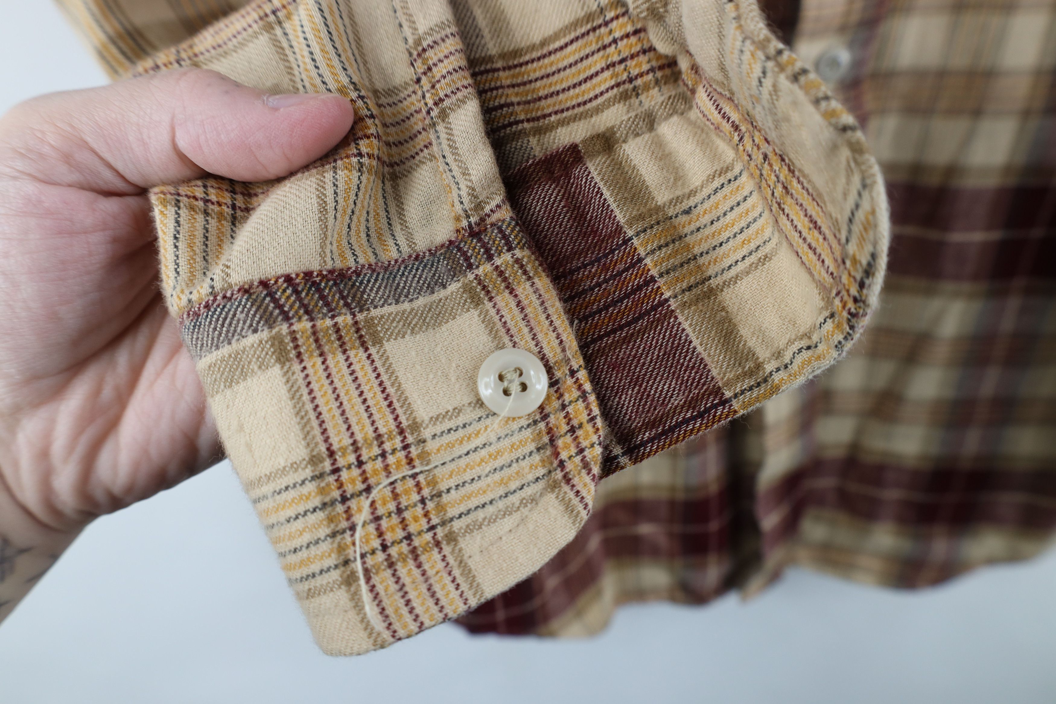Woolrich Woolen Mills Vintage 70s Woolrich Flannel Collared Button Shirt Plaid USA Size US S / EU 44-46 / 1 - 9 Thumbnail