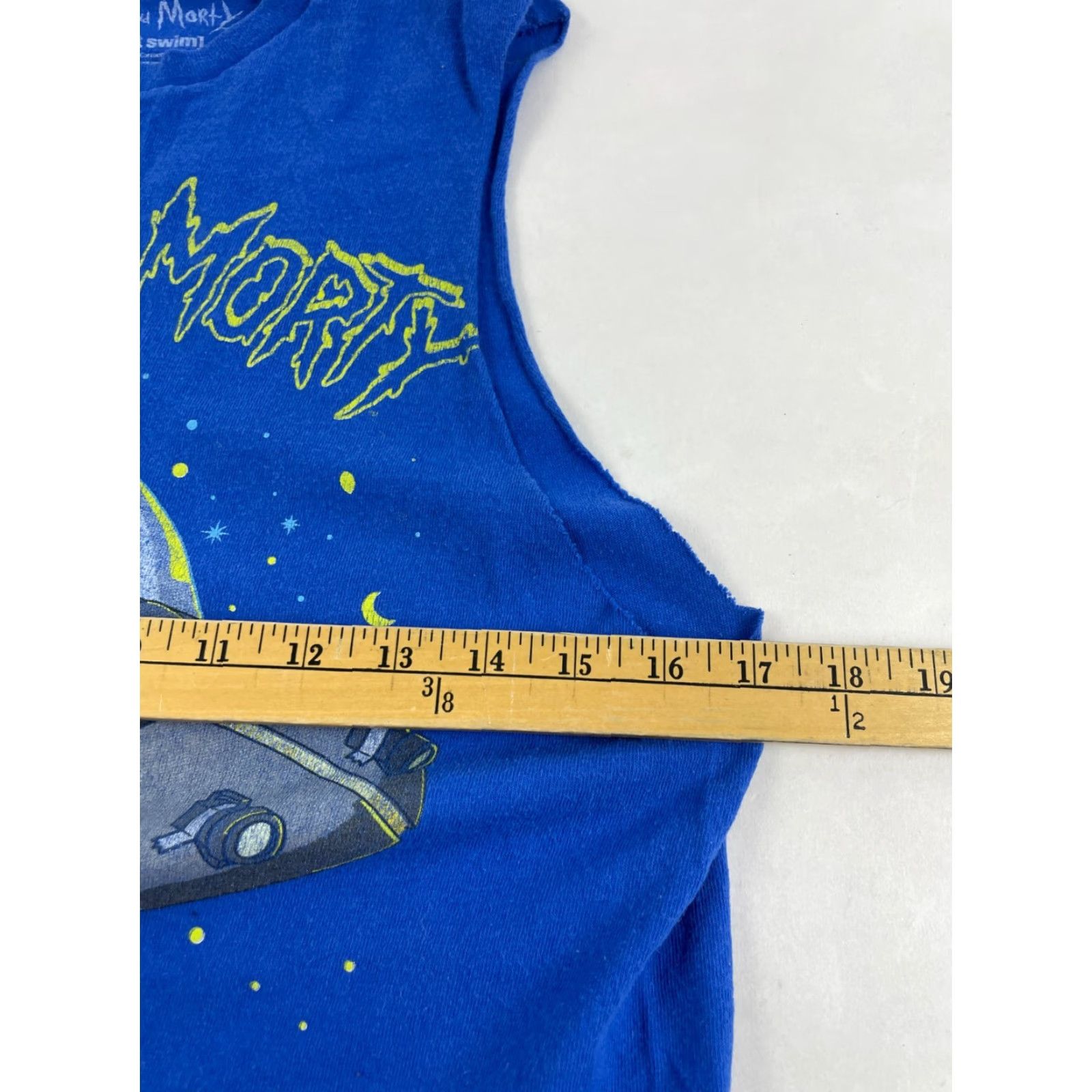 Vintage Rick & Morty Top Tank Men’s Size S Blue Sleeveless Graphic Print T-Shirt Size US S / EU 44-46 / 1 - 3 Thumbnail