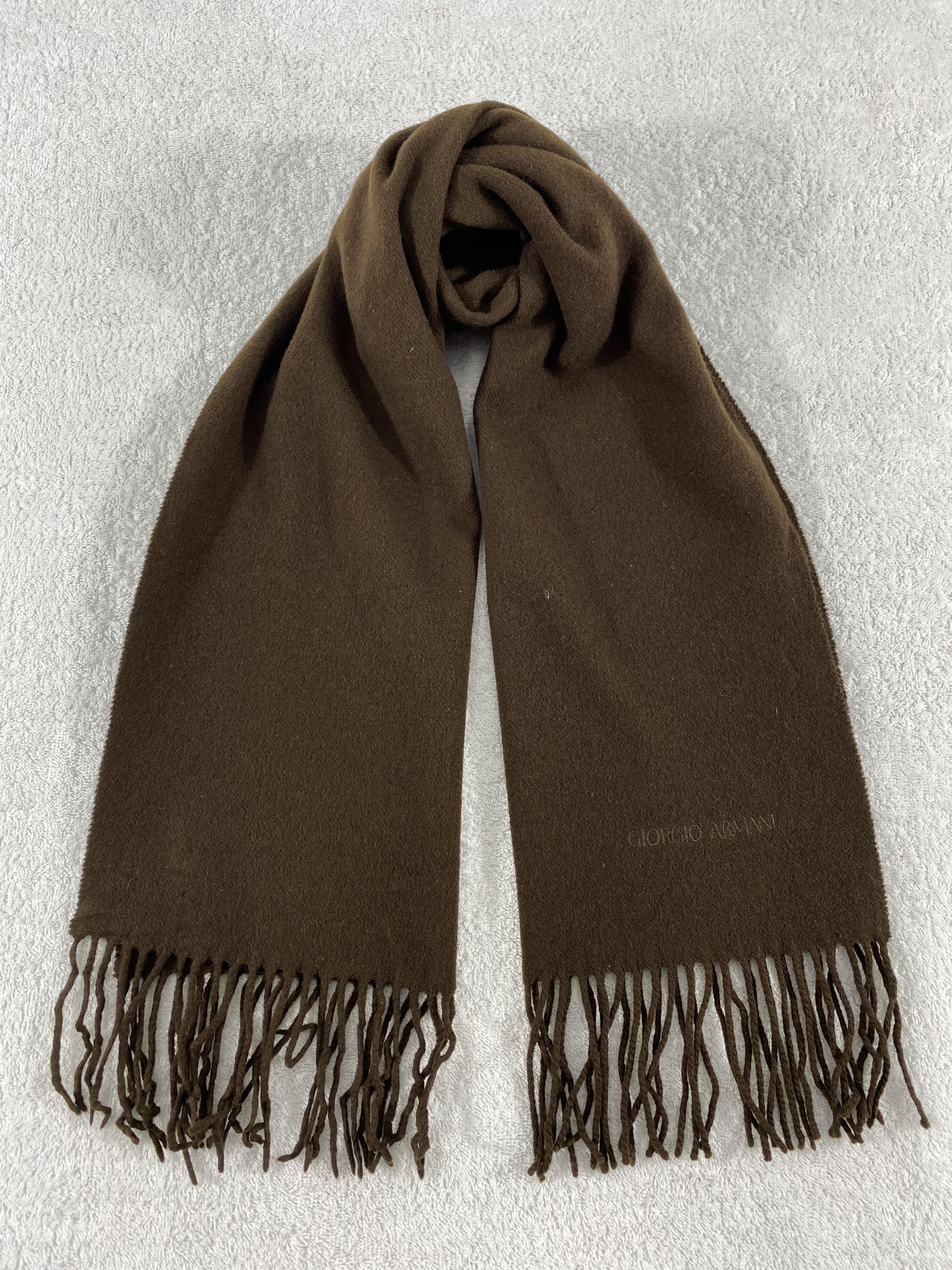 Armani Collezioni Vintage Armani Collezioni Scarf/Muffler/Neckwear MF695 Size ONE SIZE - 1 Thumbnail