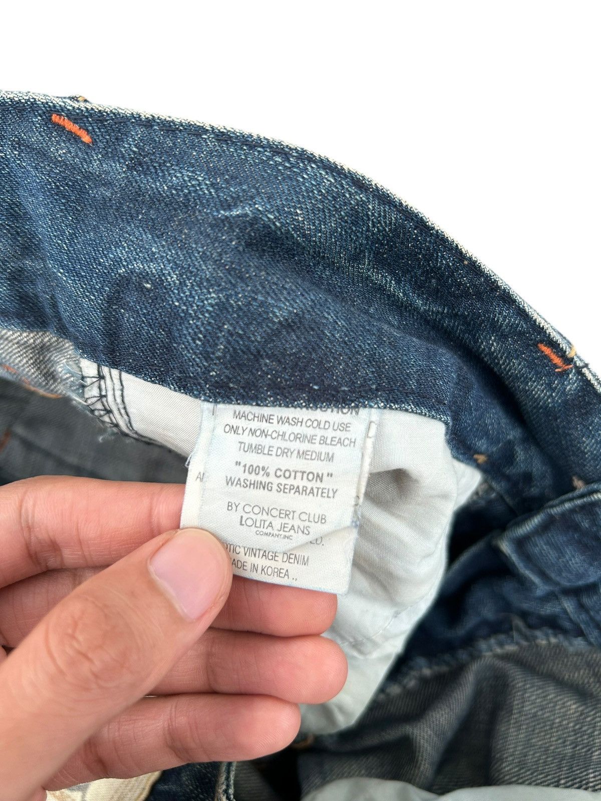 Kapital Flare Yoshitomo Nara Lolita Vintage Distressed Denim Jeans Size US 33 - 6 Thumbnail