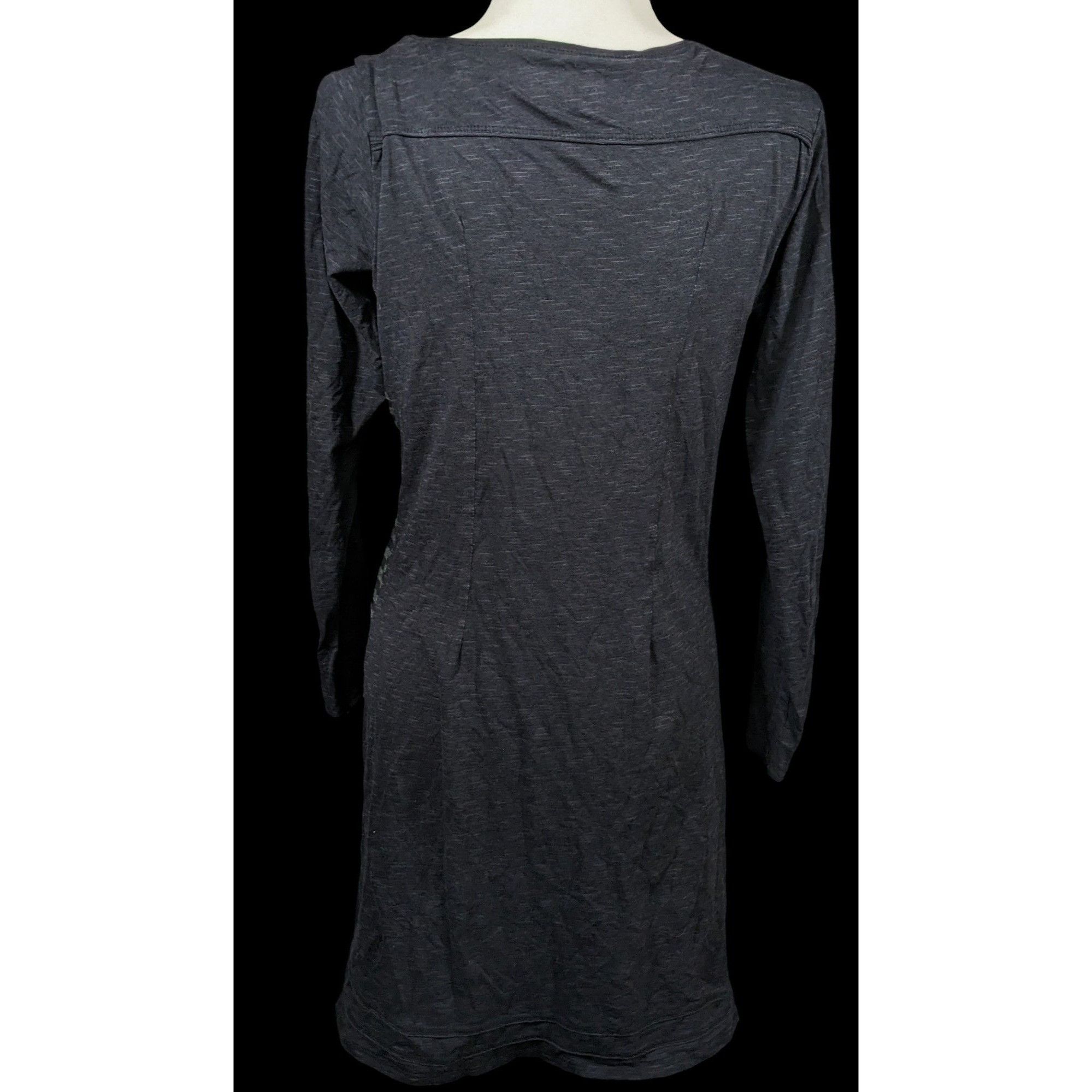 Other Casual Goth Side Striped Long Sleeve Dress by Horny Toad Size M / US 6-8 / IT 42-44 - 2 Thumbnail