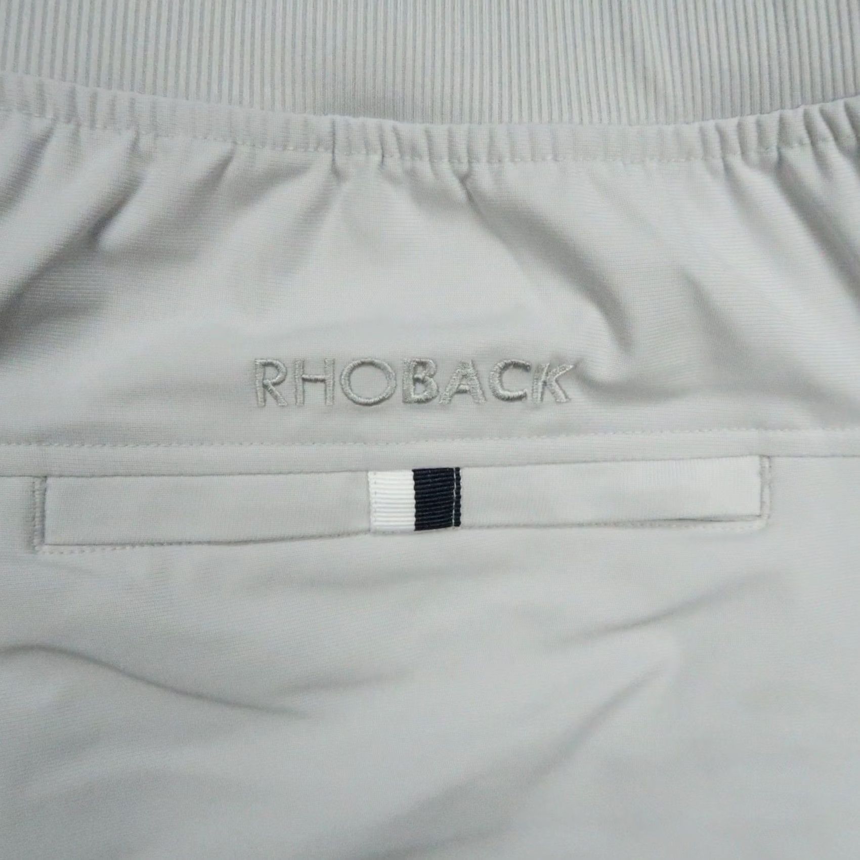 Delta Rhoback Pants Mens 2XL Gray Delta Performance Jogger Athletic Golf Stretch Tapered Inseam 31 in Size US 39 - 5 Thumbnail