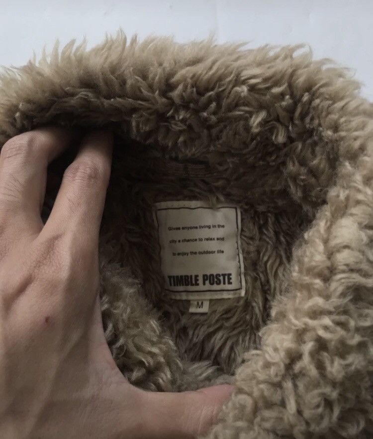 If Six Was Nine × Le Grande Bleu (L.G.B.) Timble Poste Corduroy Sherpa Jacket Size US M / EU 48-50 / 2 - 4 Thumbnail