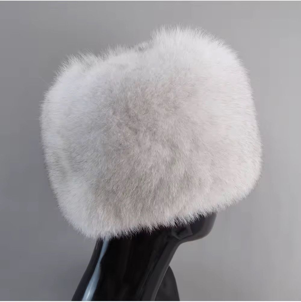 Other Real Natural Fur Y2k Retro Vintage Style Winter Hat Size ONE SIZE - 2 Thumbnail
