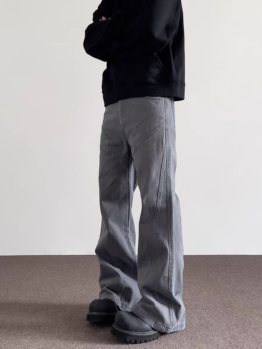 Japanese Brand × Vintage High Street Vintage Micro Flare Work Casual Pants Size US 32 / EU 48 - 1 Thumbnail