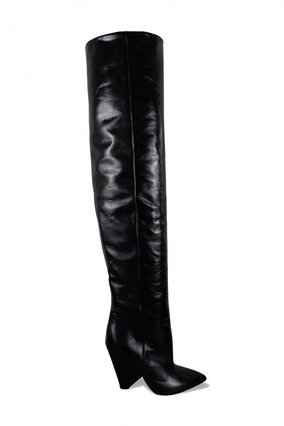 Saint Laurent Paris Niki 105 over-the-knee boots Size US 6 / IT 36 - 1 Thumbnail