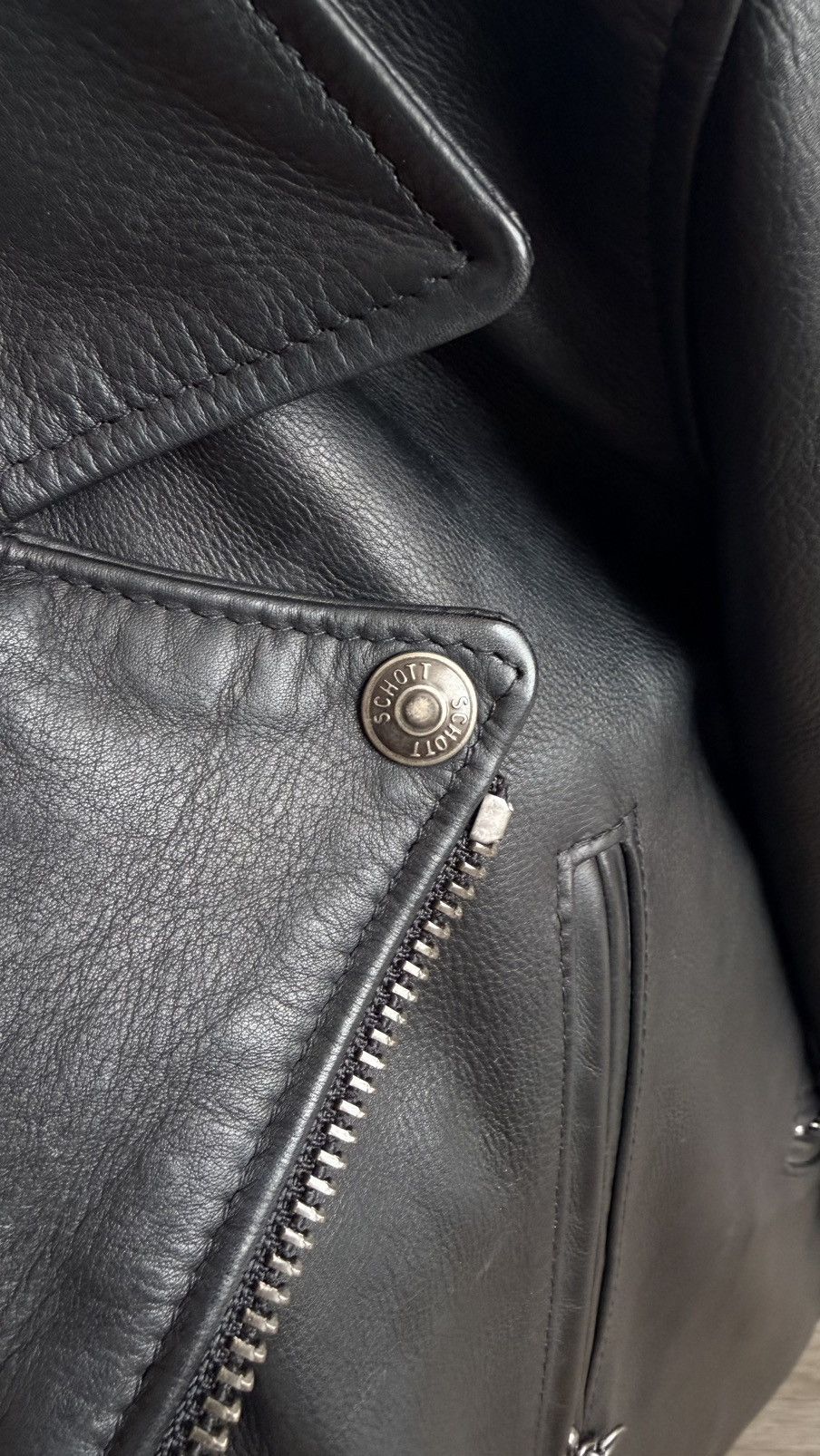 Schott Schott leather moto jacket Size US S / EU 44-46 / 1 - 3 Thumbnail