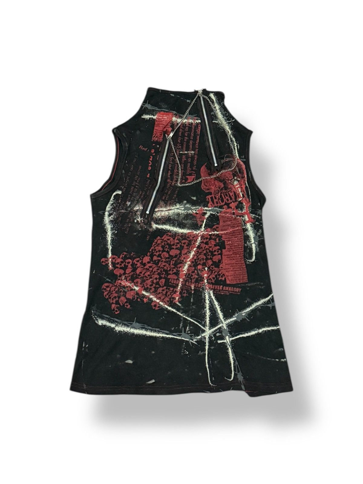 Japanese Brand Rare 🖤 H. Naoto Tank Top Size S / US 4 / IT 40 - 1 Thumbnail