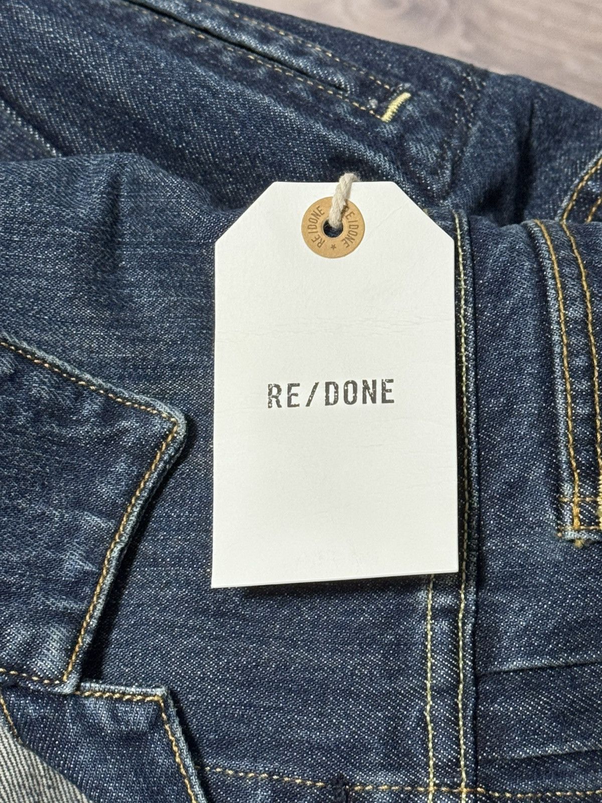 RE/DONE NWT RE/DONE Men’s Classic Denim Jacket 1 Year Wear Blue XL Size US XL / EU 56 / 4 - 10 Thumbnail