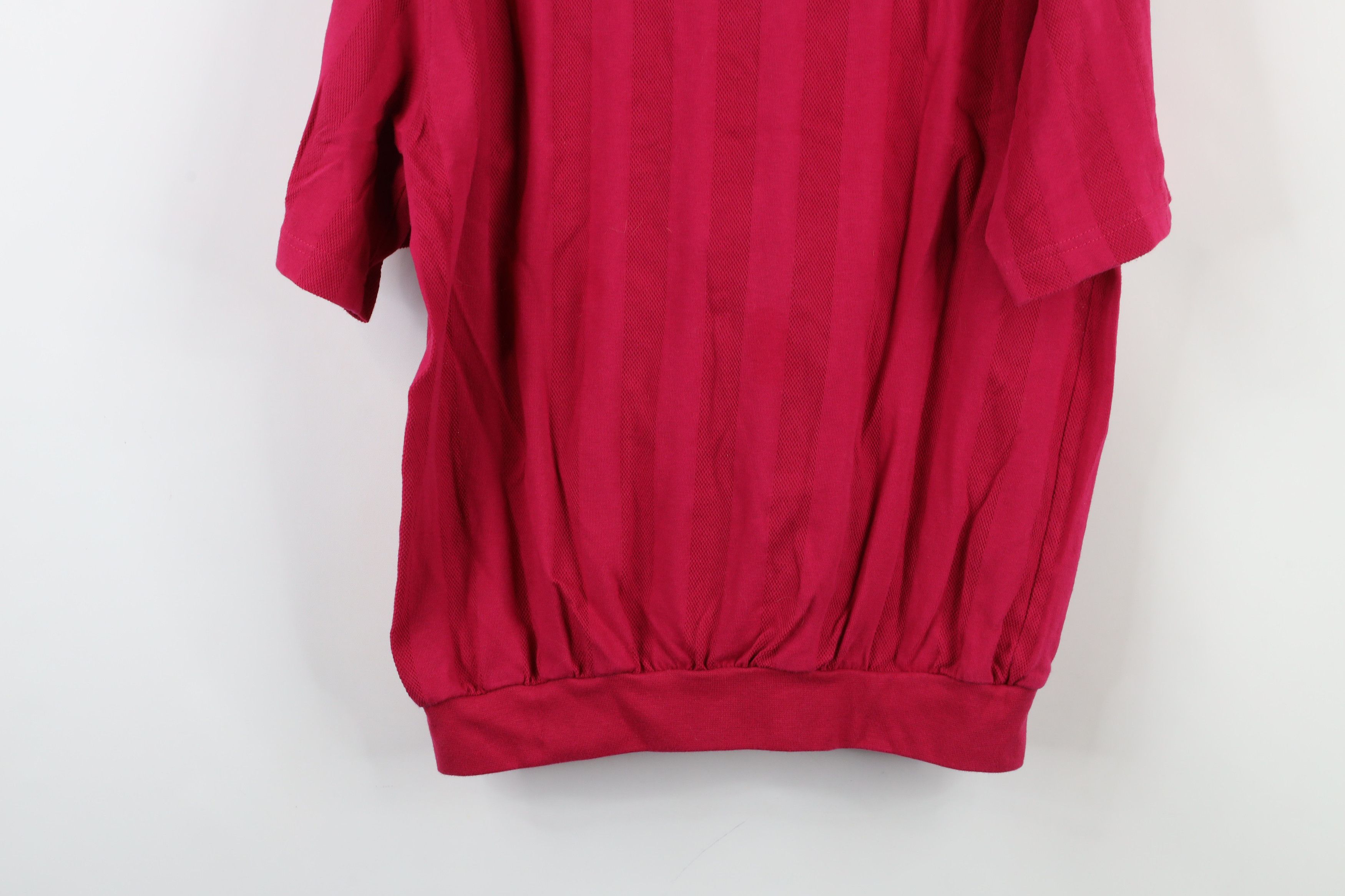 Vintage Vintage 90s Streetwear Striped Mesh Collared Pullover Polo Size US M / EU 48-50 / 2 - 13 Thumbnail