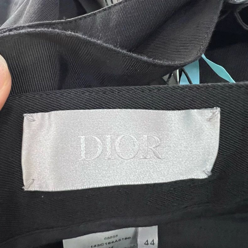Dior Dior Black belt suit trousers 2502-Nextarrow Size US 28 / EU 44 - 3 Thumbnail