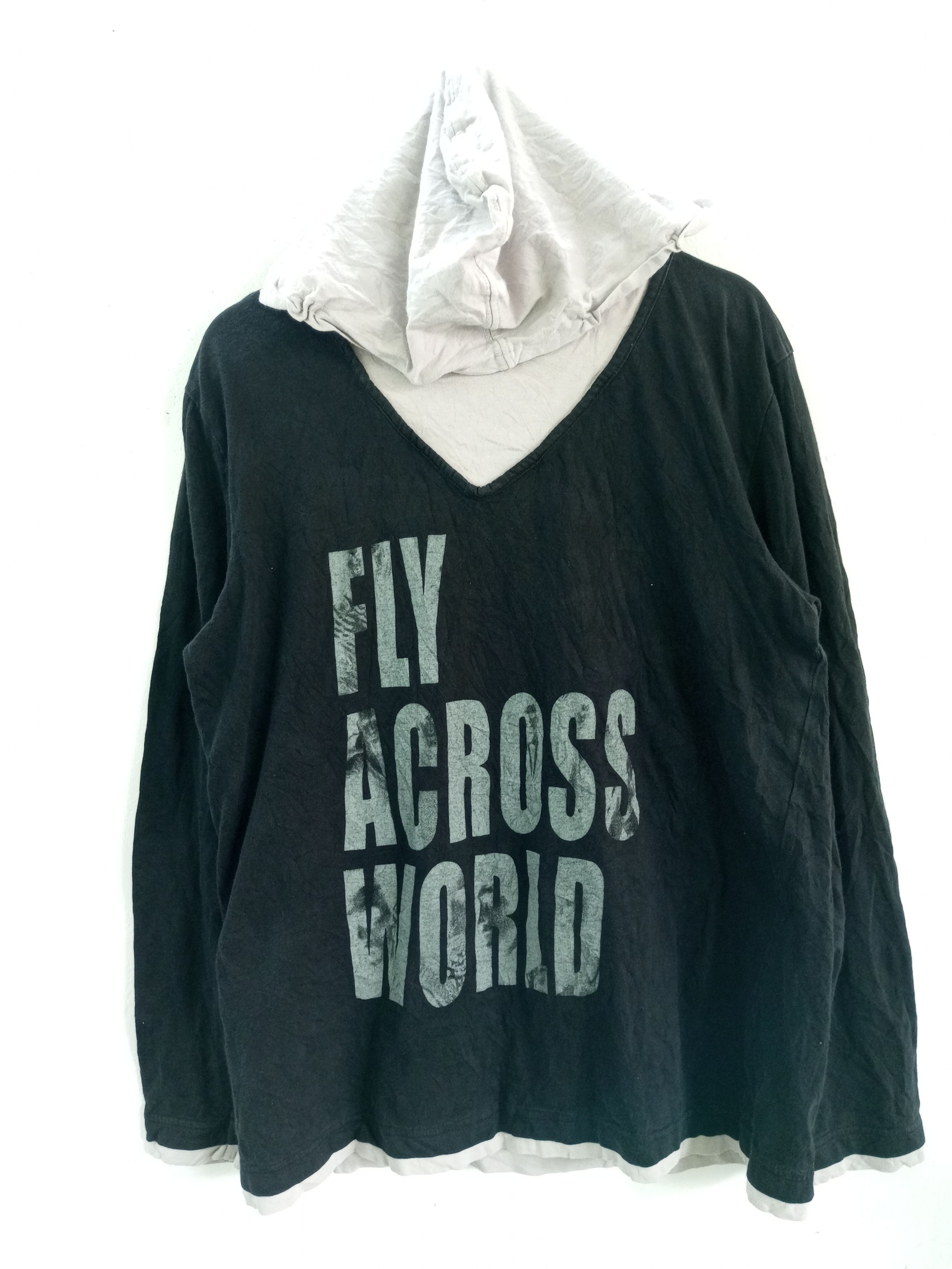 Japanese Brand "Lost Tag" Japan Double Layer Hoodie LongSleeve Tshirt Size US L / EU 52-54 / 3 - 14 Thumbnail