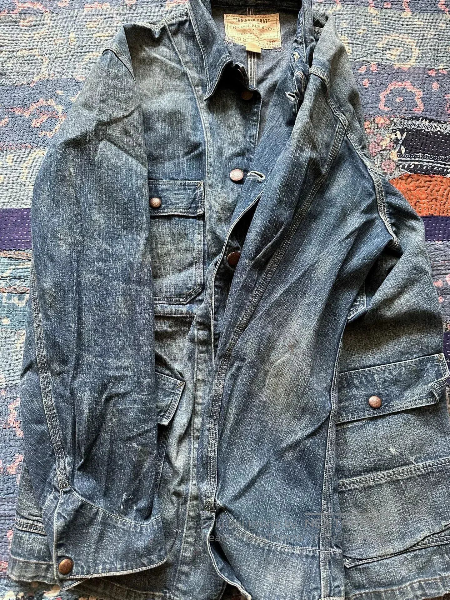 RRL Ralph Lauren RRL Vintage Wash Denim Jacket. Size US L / EU 52-54 / 3 - 3 Thumbnail