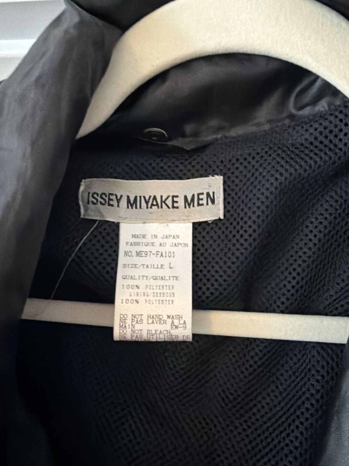 Issey Miyake Issey Miyake Men FW1997 Crinkled Nylon Long Coat / Parka Size US L / EU 52-54 / 3 - 2 Thumbnail