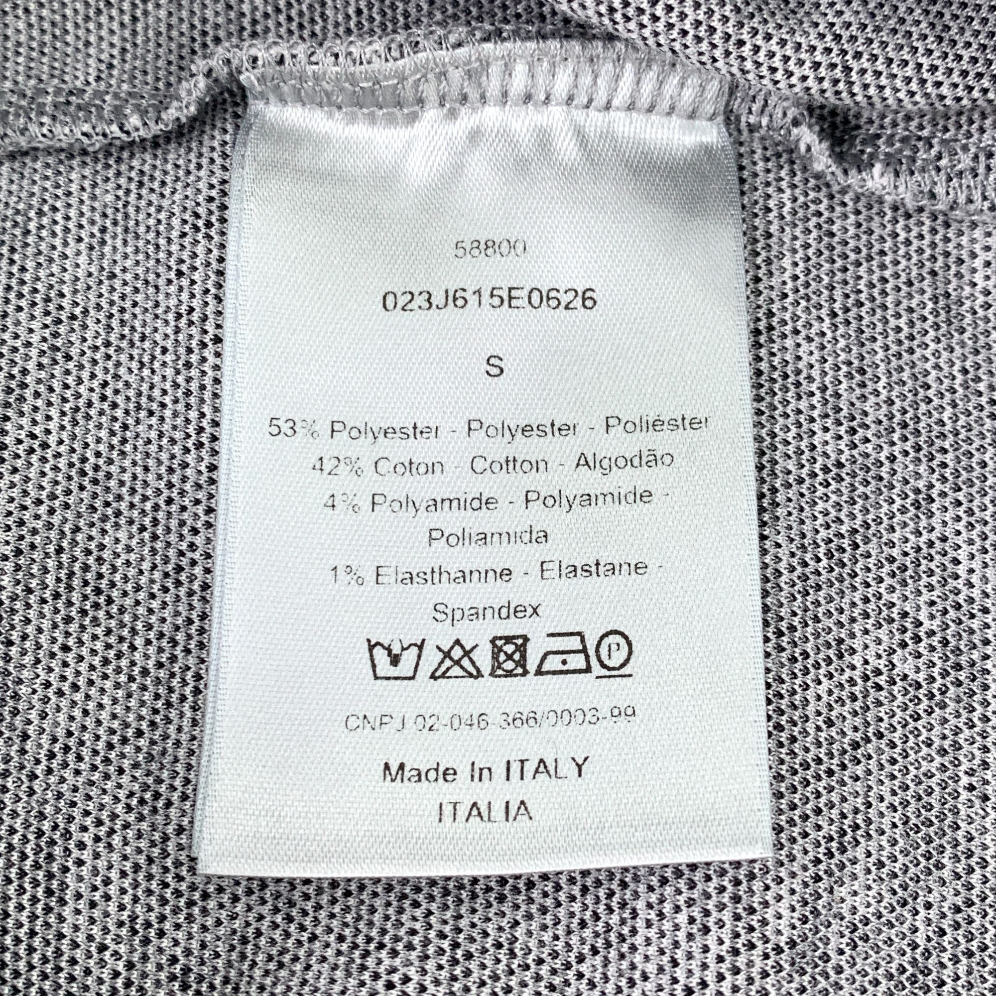 Dior Dior Mens Grey Monogram T-Shirt With Distressed Details Size Size US S / EU 44-46 / 1 - 6 Thumbnail