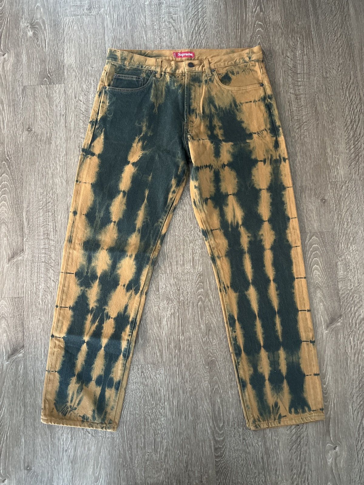 Supreme Supreme Regular Jean Dyed Rust | Grailed