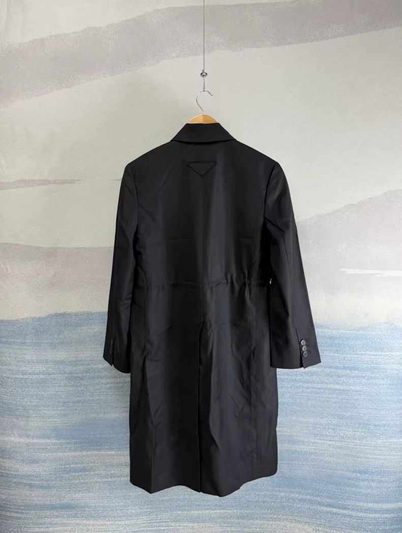 Prada Prada Black Double Pocket Trench Coat -2505 Size US M / EU 48-50 / 2 - 3 Thumbnail